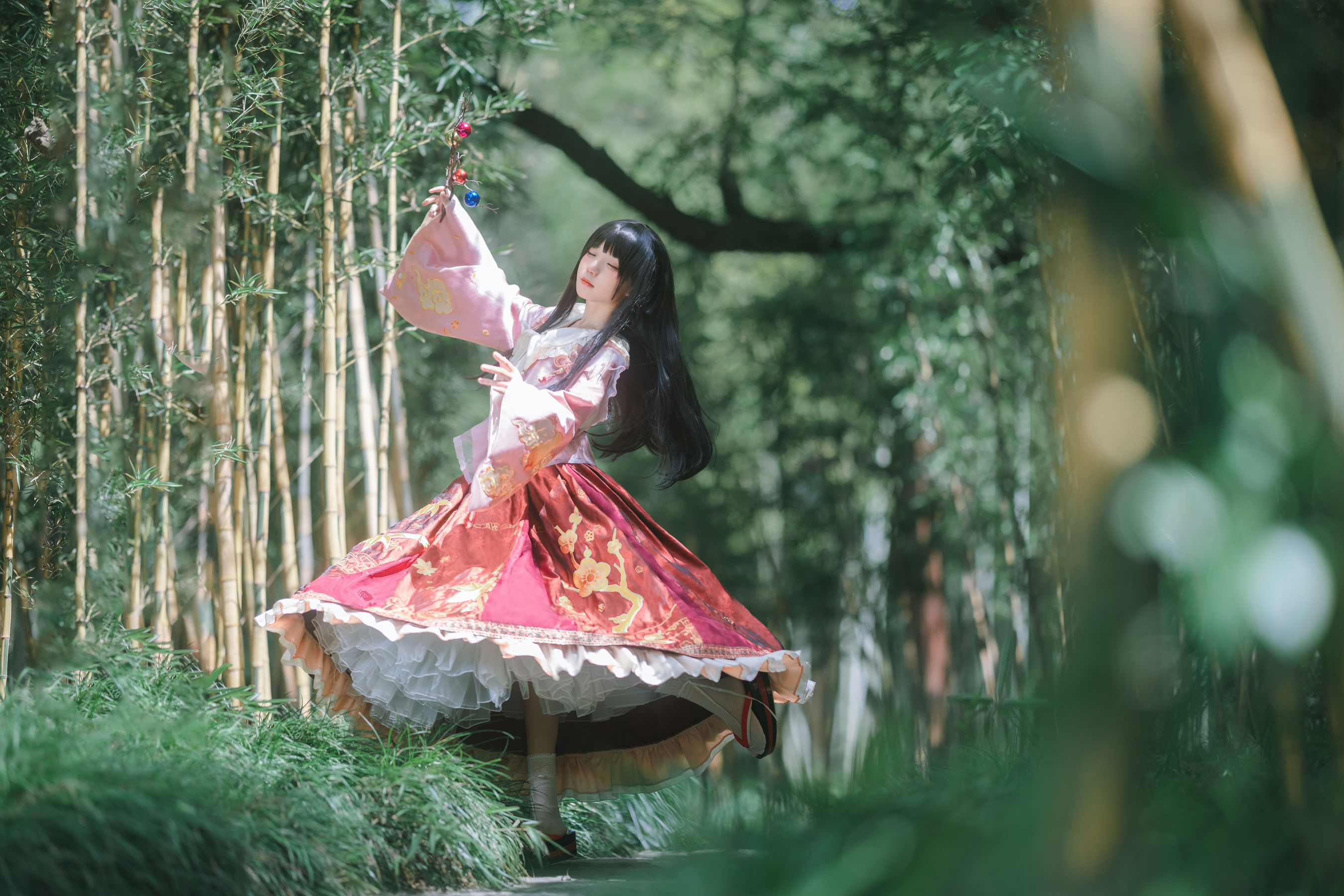 花柒Hana – 蓬莱山辉夜 [11P] - 秀人网免费无水印在线套图写真