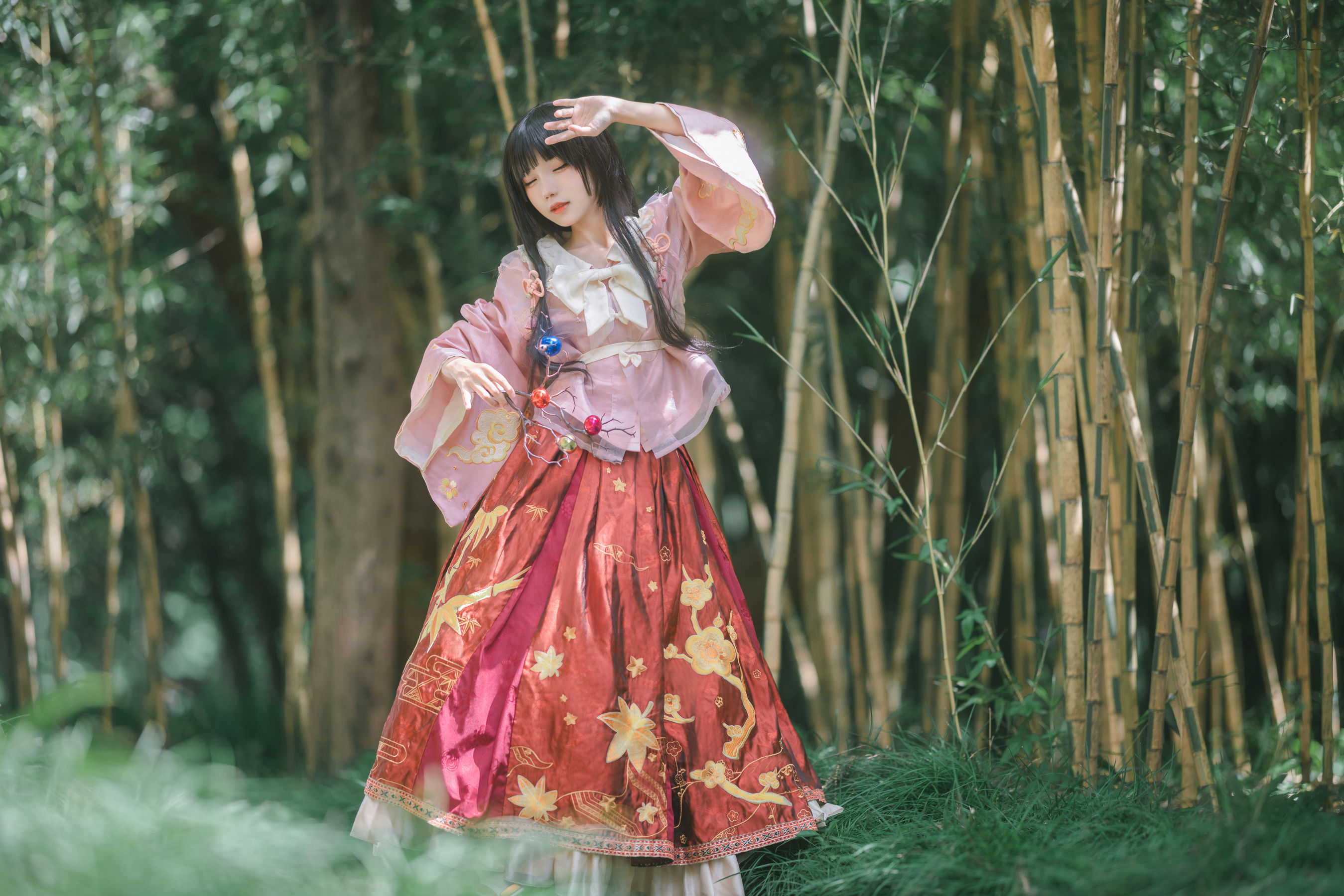 花柒Hana – 蓬莱山辉夜 [11P] - 秀人网免费无水印在线套图写真