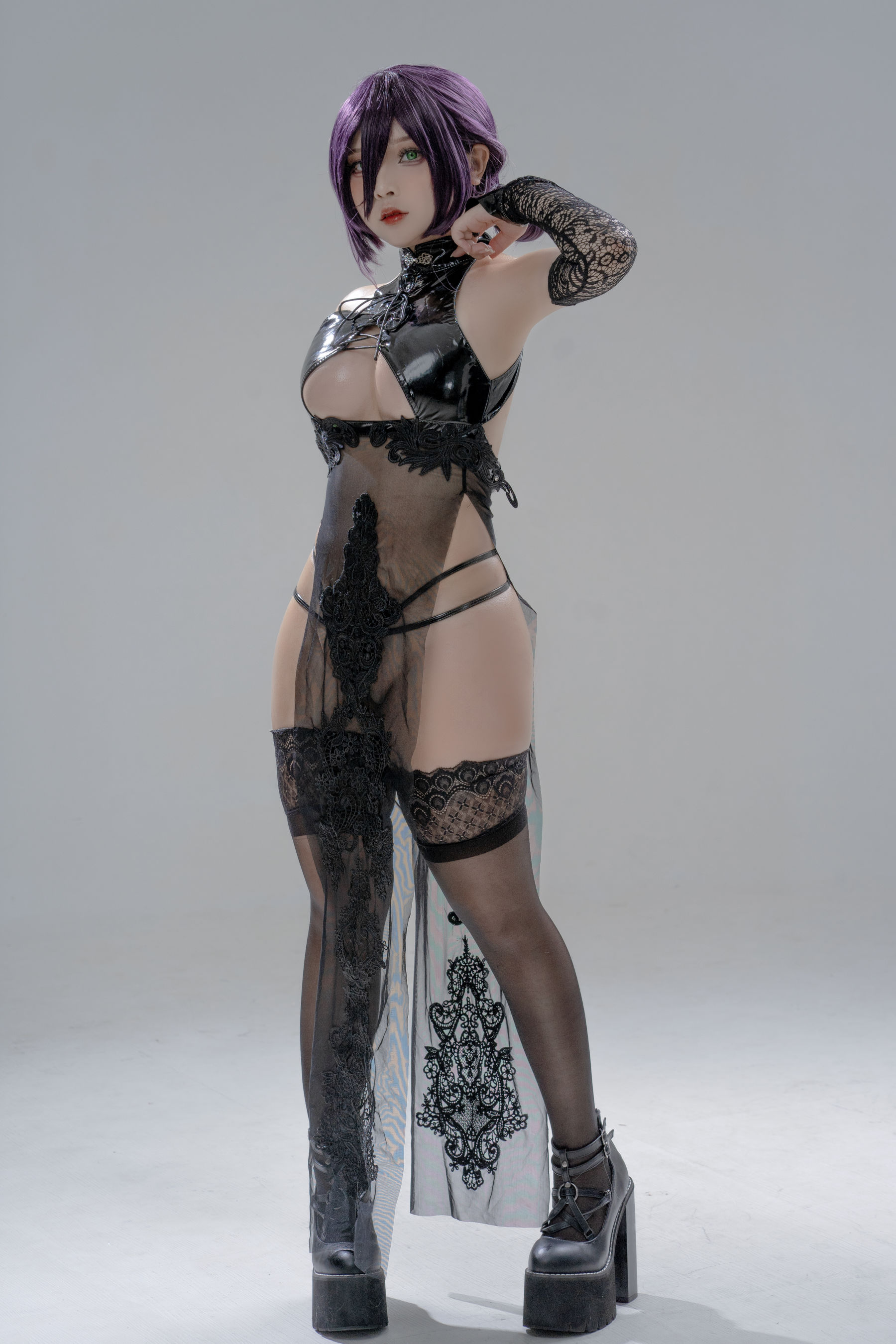 Sayo Momo – Chainsaw Man Cheongsam Reze [10P] - 秀人网免费无水印在线套图写真