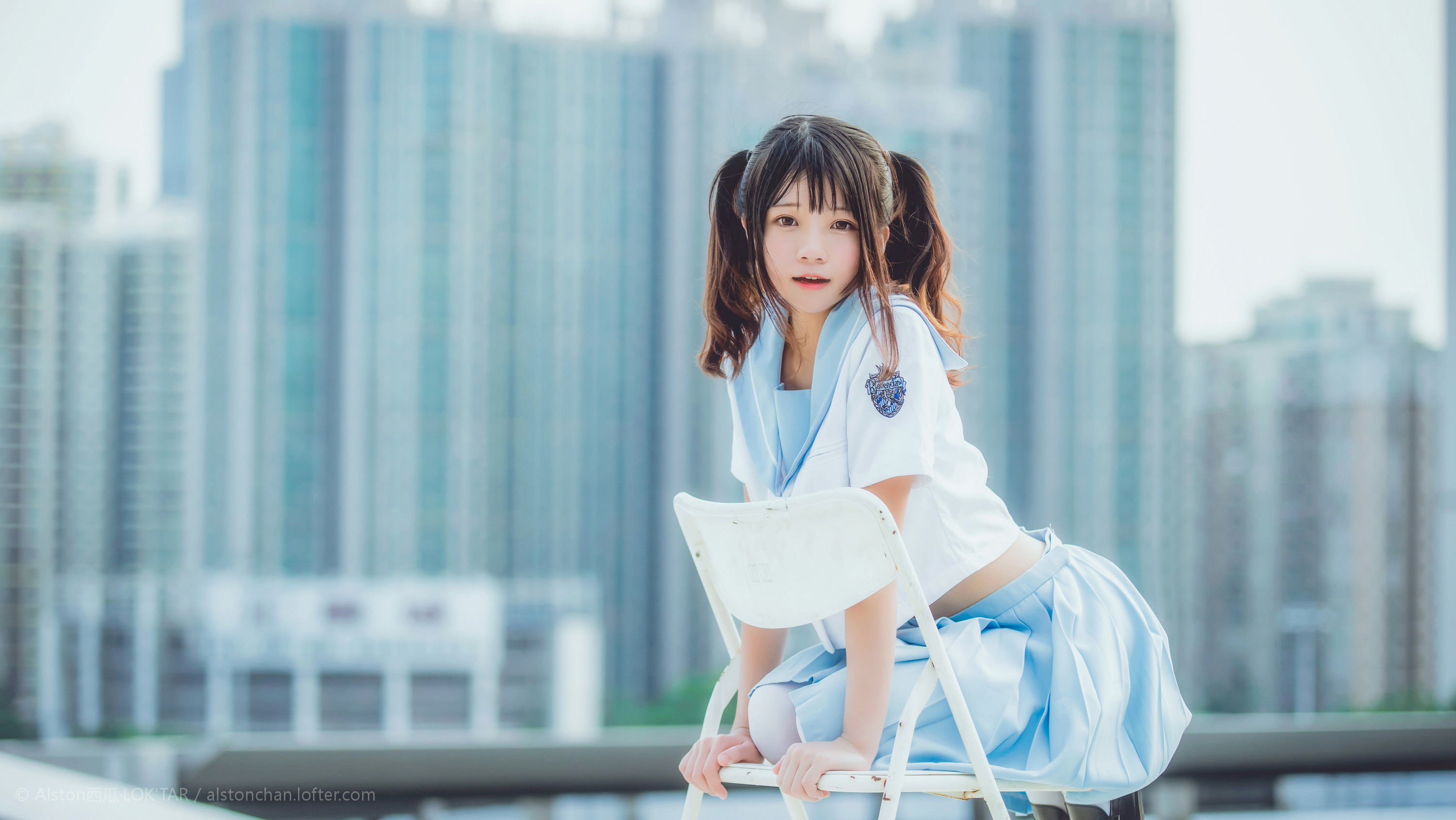 桜桃喵 穿制服的样子 [10P] - 秀人网免费无水印在线套图写真