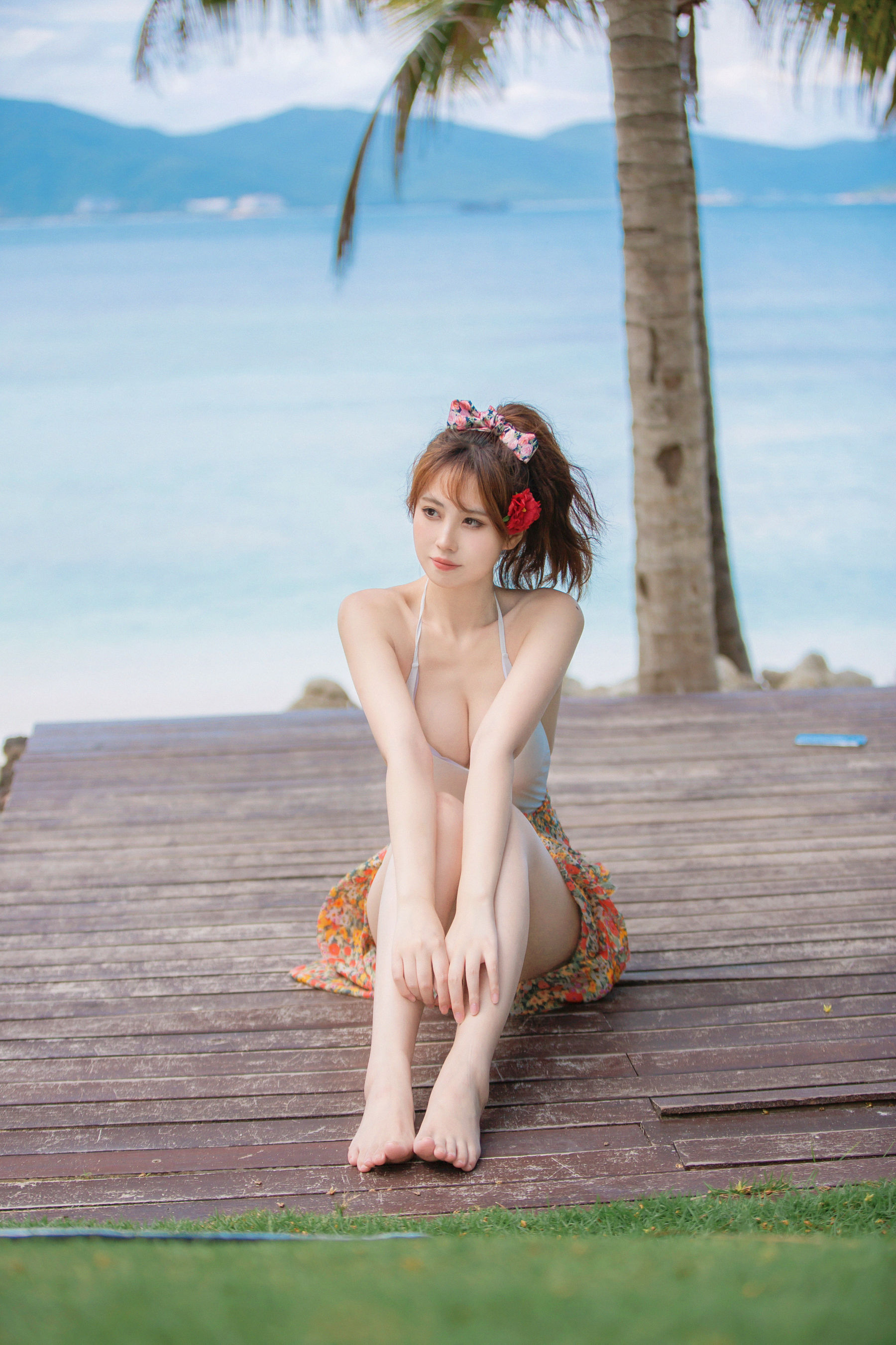 次元少女念雪ww – 昭和碎花 [35P] - 秀人网免费无水印在线套图写真