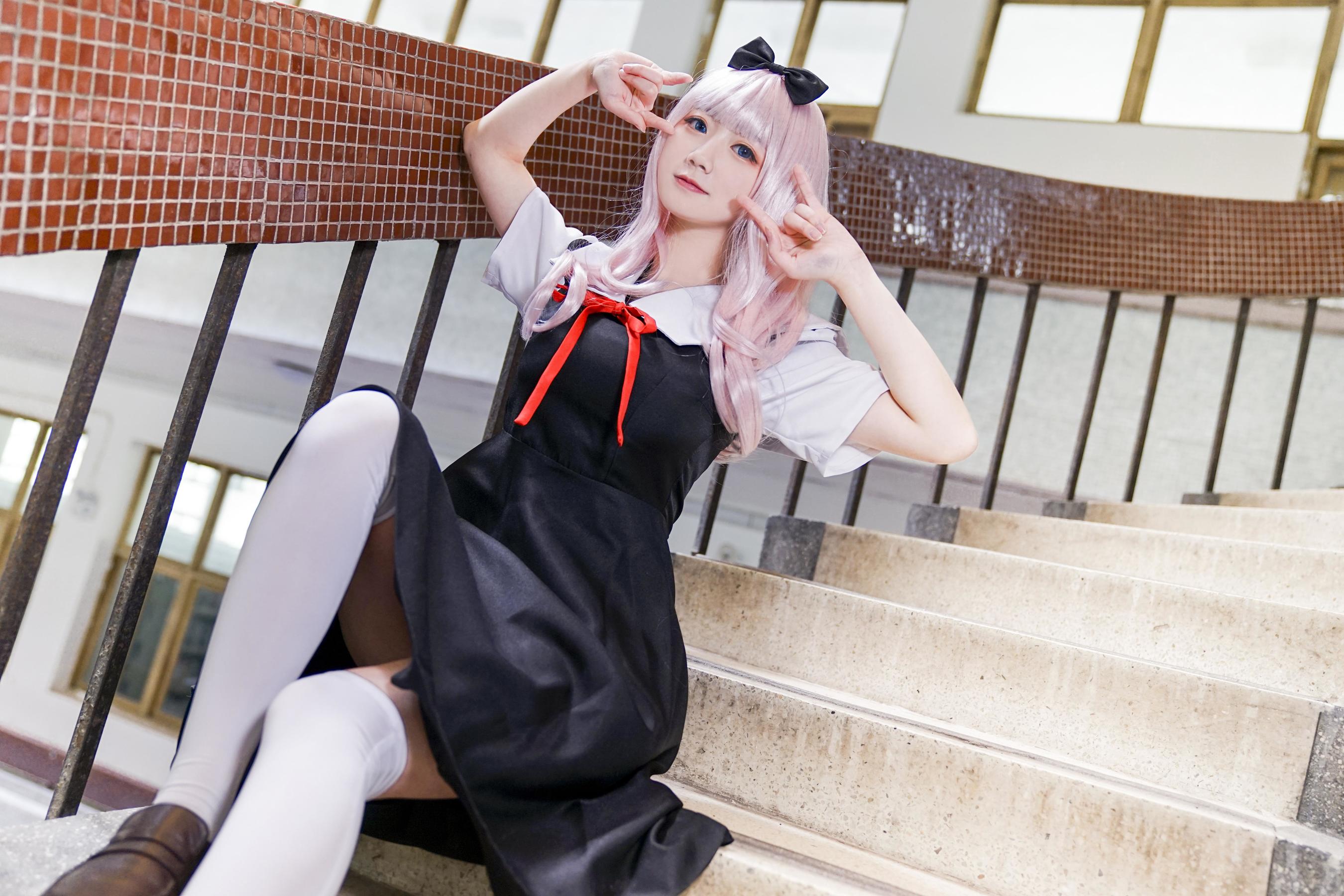 动漫博主弦音sic – 辉夜大小姐想让我告白 [9P] - 秀人网免费无水印在线套图写真