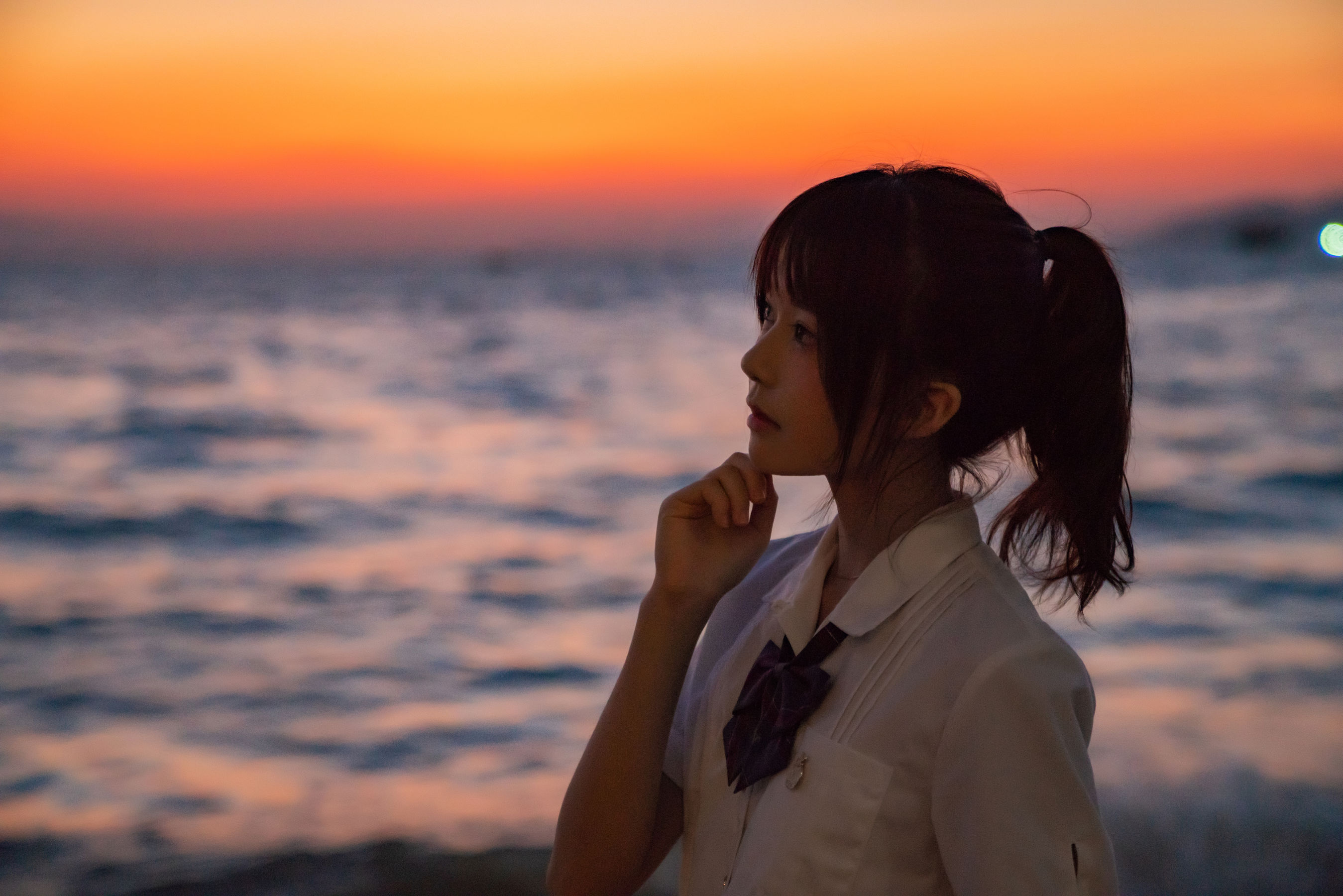 桜桃喵 – 逐海 [17P] - 秀人网免费无水印在线套图写真