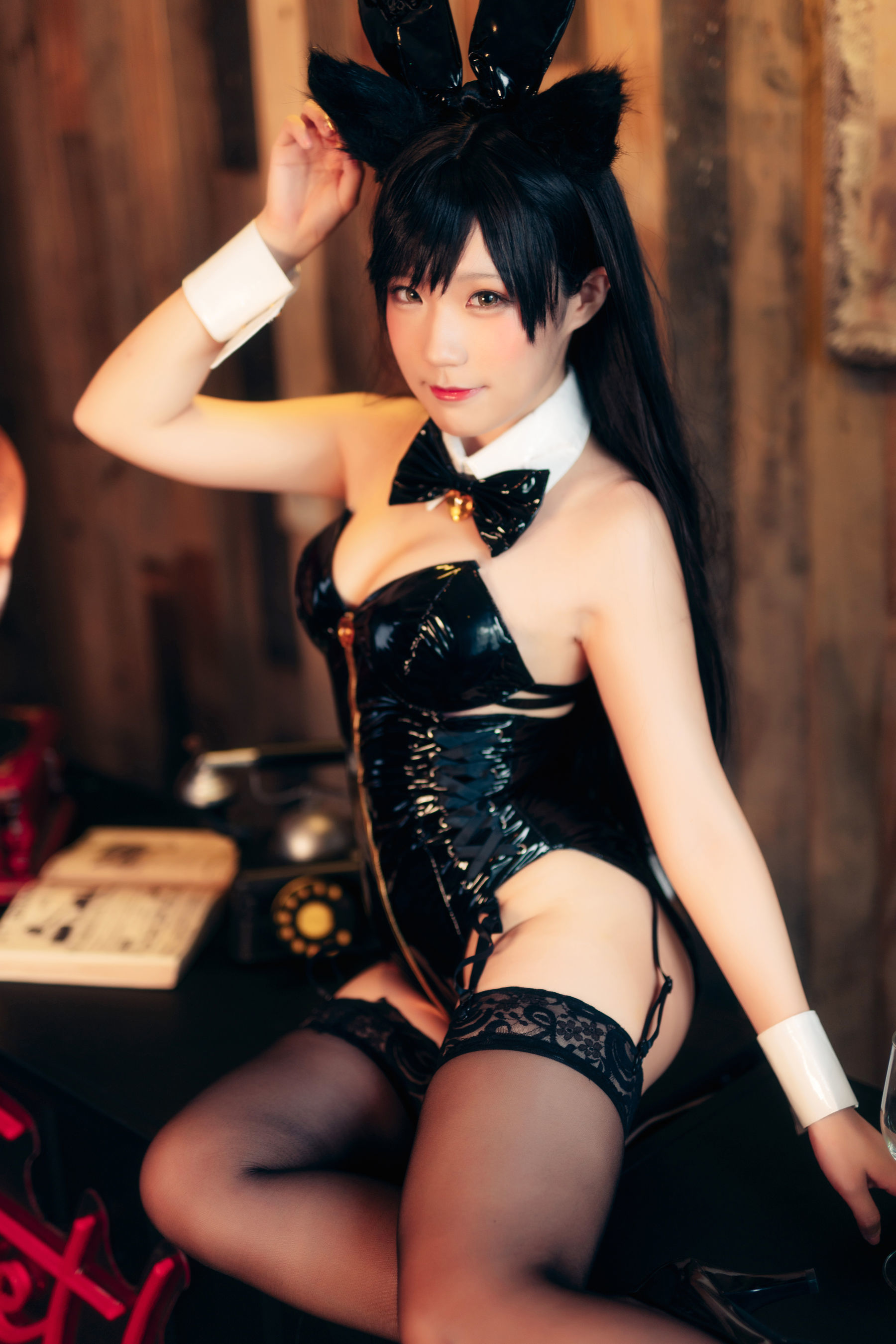 动漫博主Mime弥美 Azurlane Atago BUNNY ver [18P] - 秀人网免费无水印在线套图写真