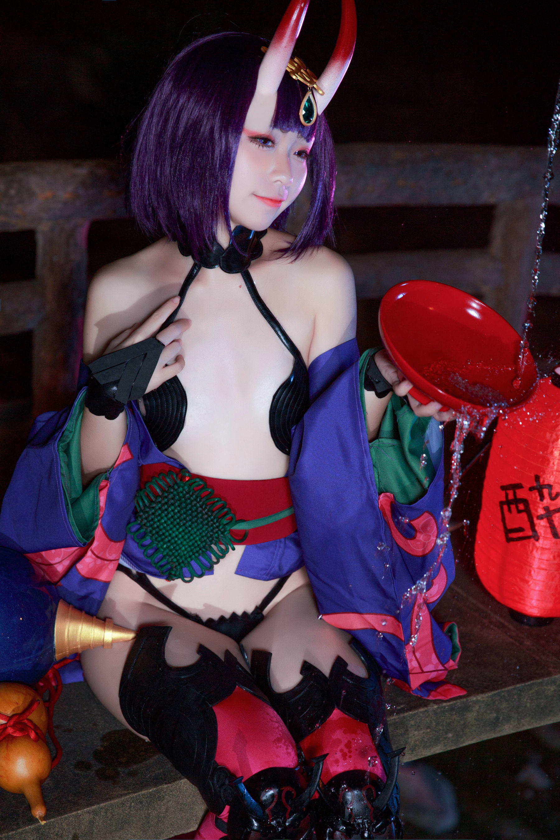 动漫博主G44不会受伤 – 酒吞童子 [21P] - 秀人网免费无水印在线套图写真