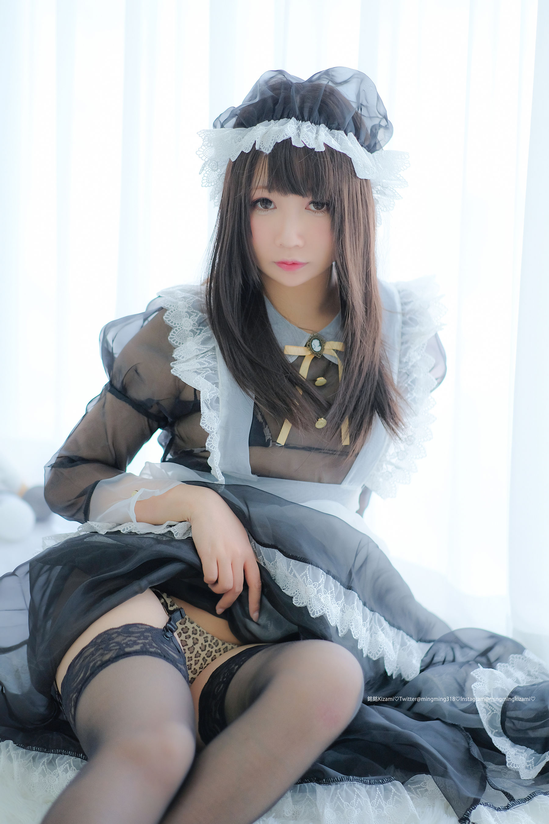 銘銘Kizami 自撮りVol.15 透明女仆 [84P] - 秀人网免费无水印在线套图写真