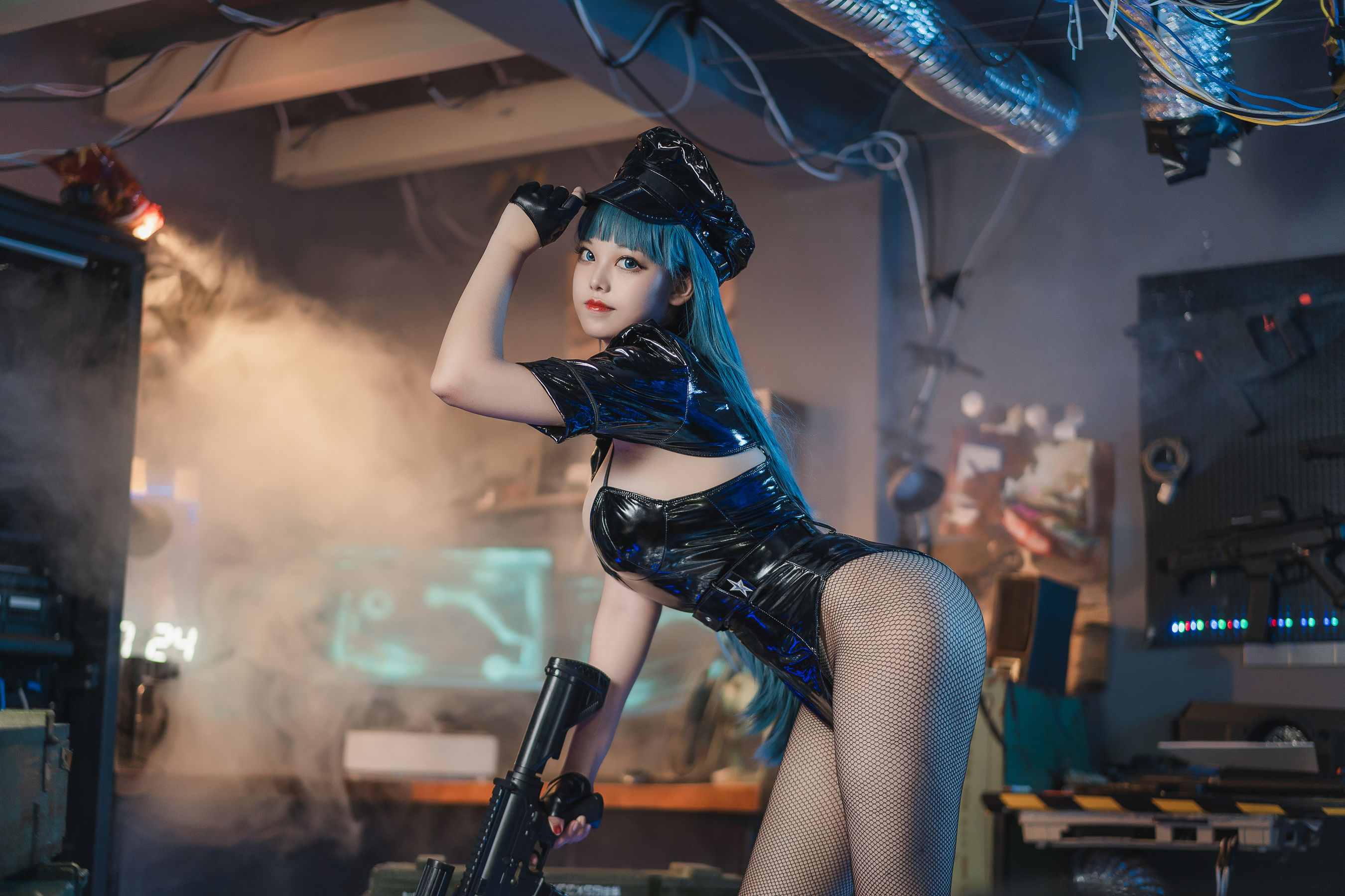 萌系小姐姐蜜汁猫裘 – 女警2 [51P] - 秀人网免费无水印在线套图写真