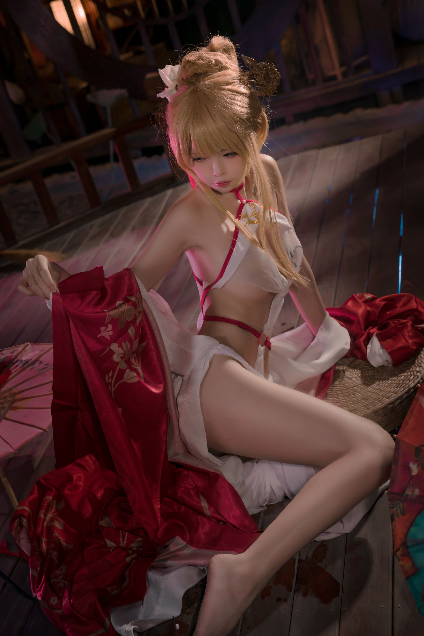 可可老师 – 碧蓝航线 光荣凉夜春雪 [50P] - 秀人网免费无水印在线套图写真