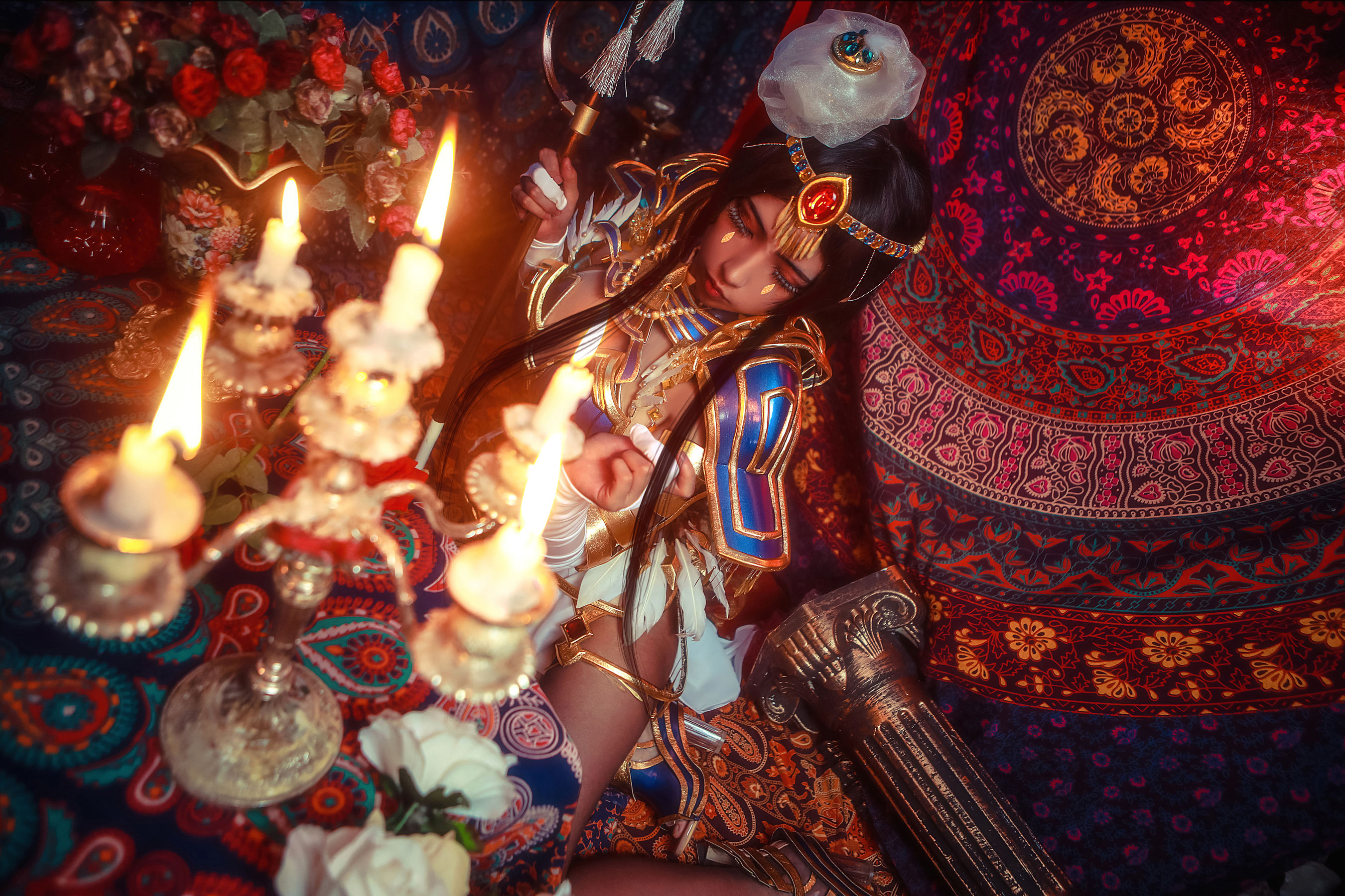 COS福利rioko凉凉子 山鲁佐德 [22P] - 秀人网免费无水印在线套图写真