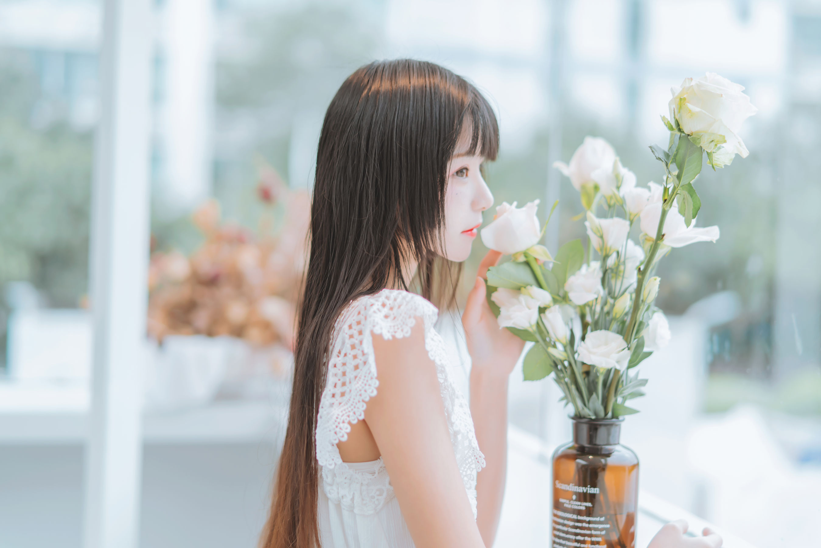 桜桃喵 – 清新之白花花 [11P] - 秀人网免费无水印在线套图写真