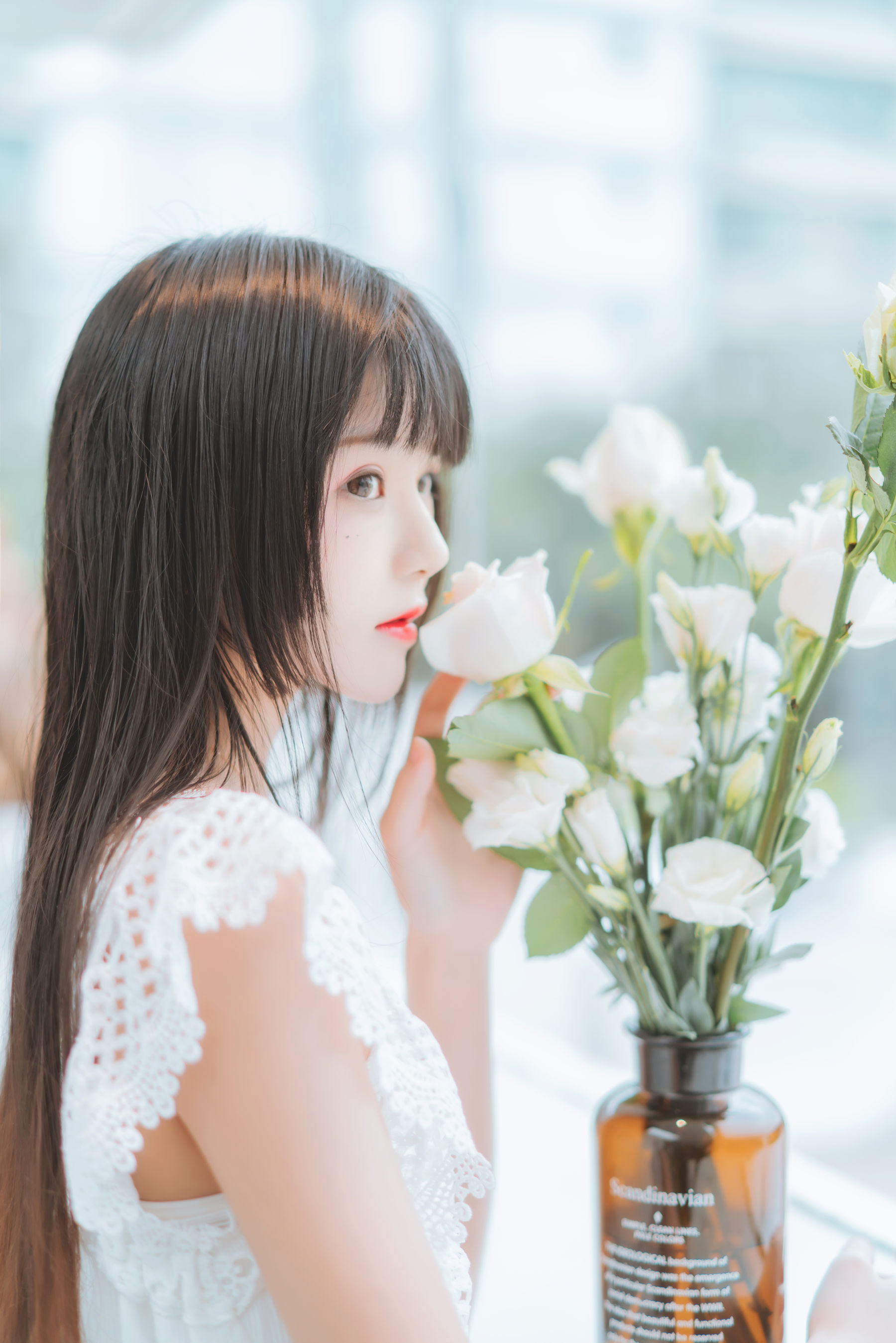 桜桃喵 – 清新之白花花 [11P] - 秀人网免费无水印在线套图写真