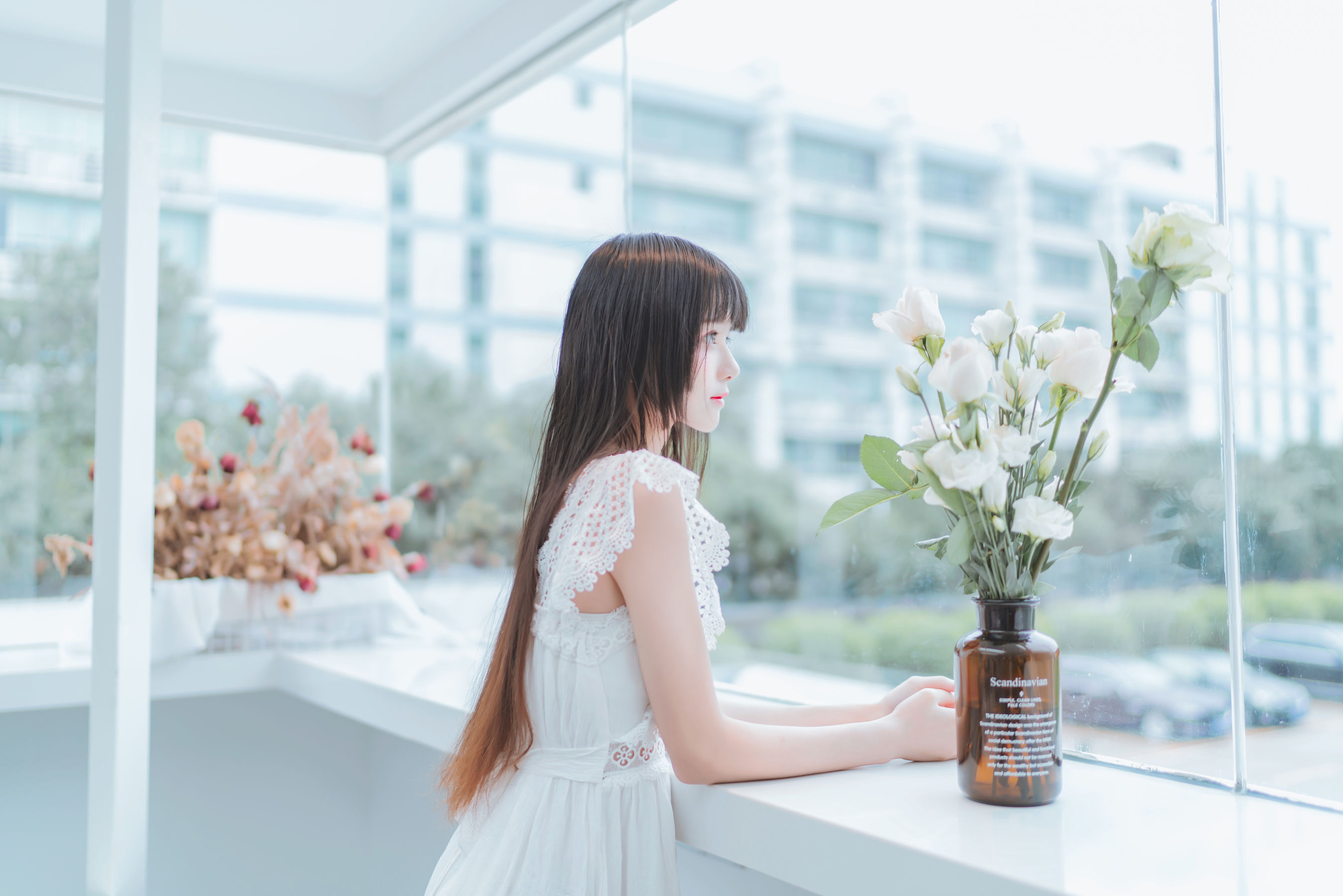 桜桃喵 – 清新之白花花 [11P] - 秀人网免费无水印在线套图写真