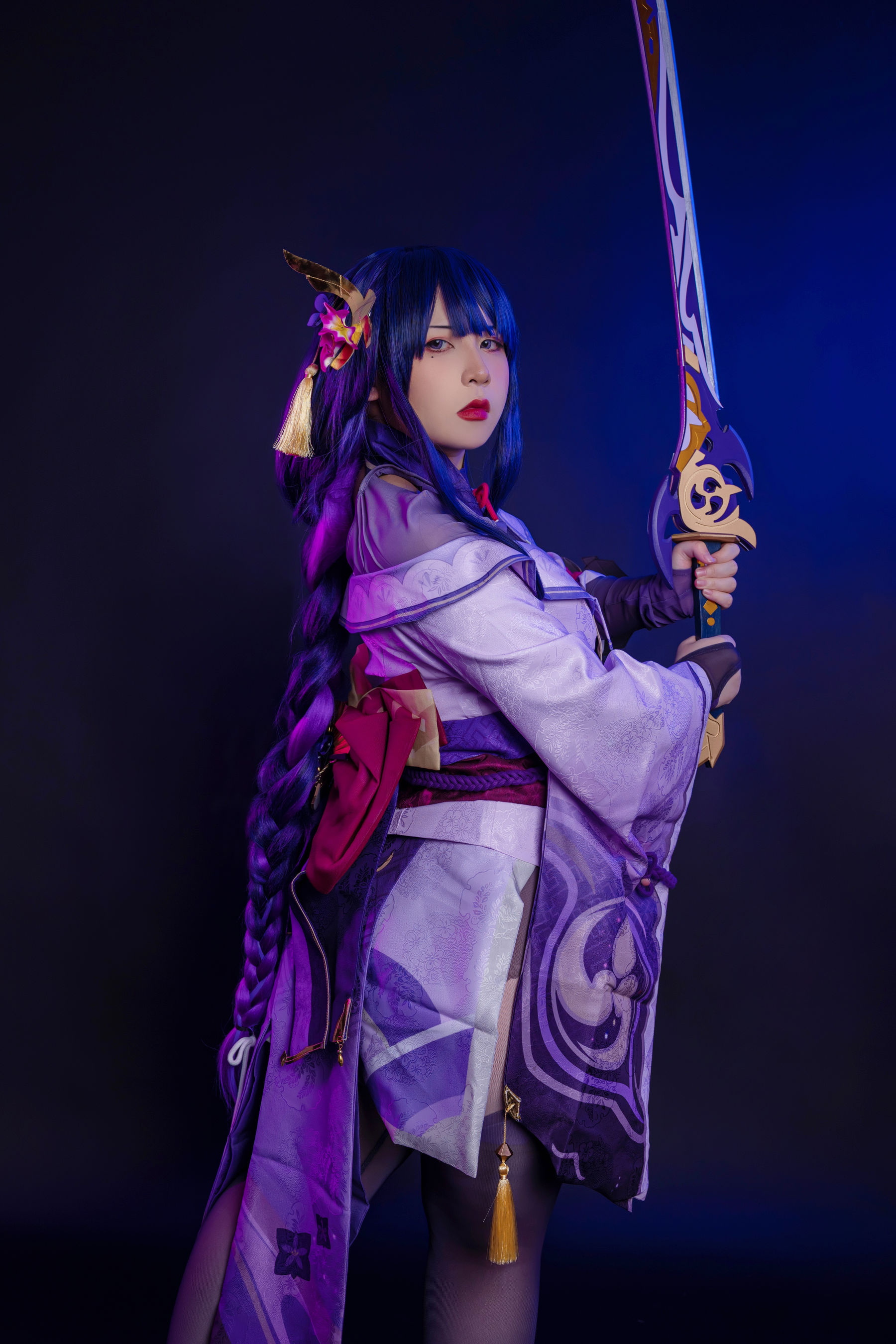 Uy Uy – Raiden Shogun [51P] - 秀人网免费无水印在线套图写真