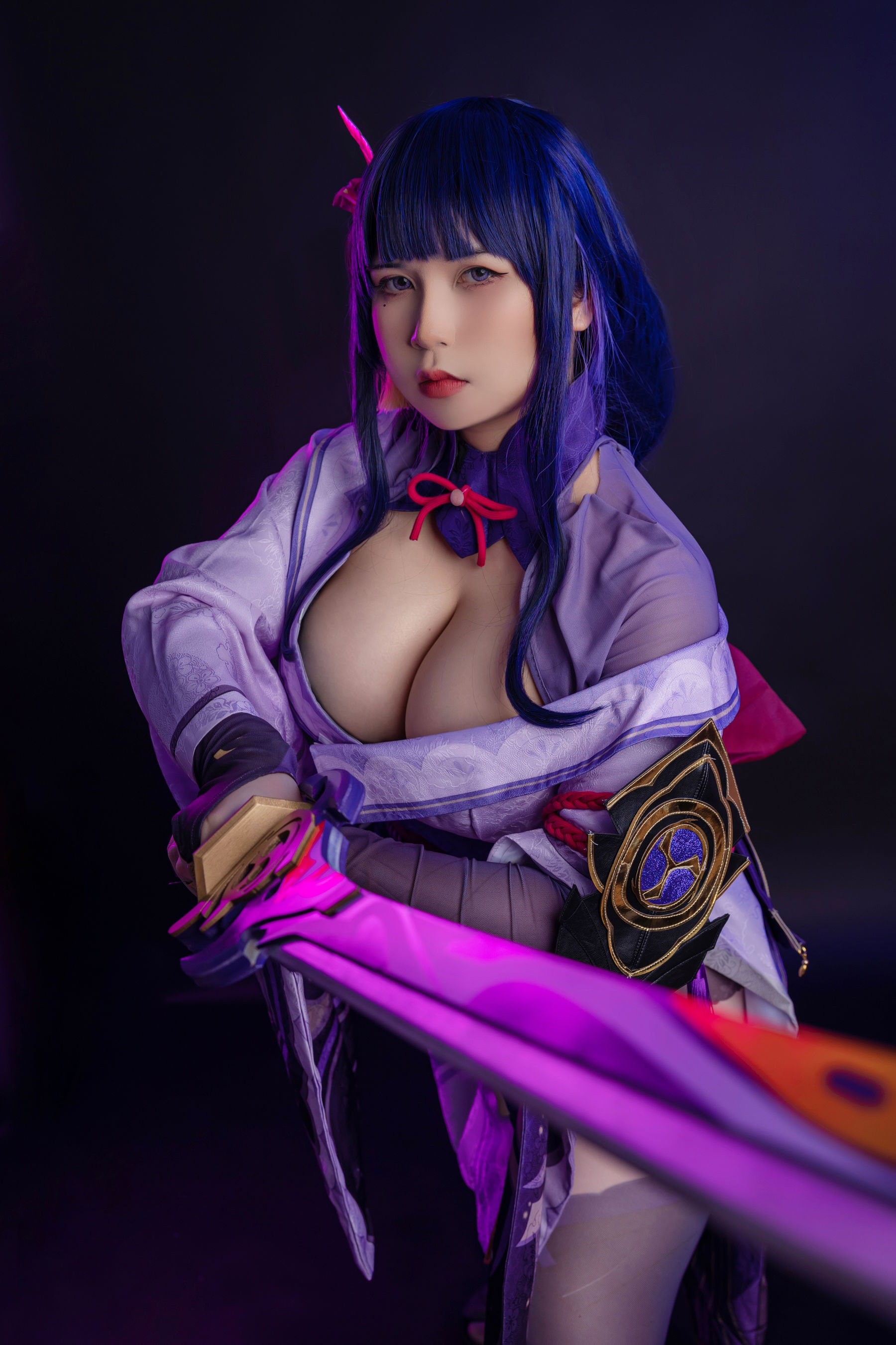 Uy Uy – Raiden Shogun [51P] - 秀人网免费无水印在线套图写真