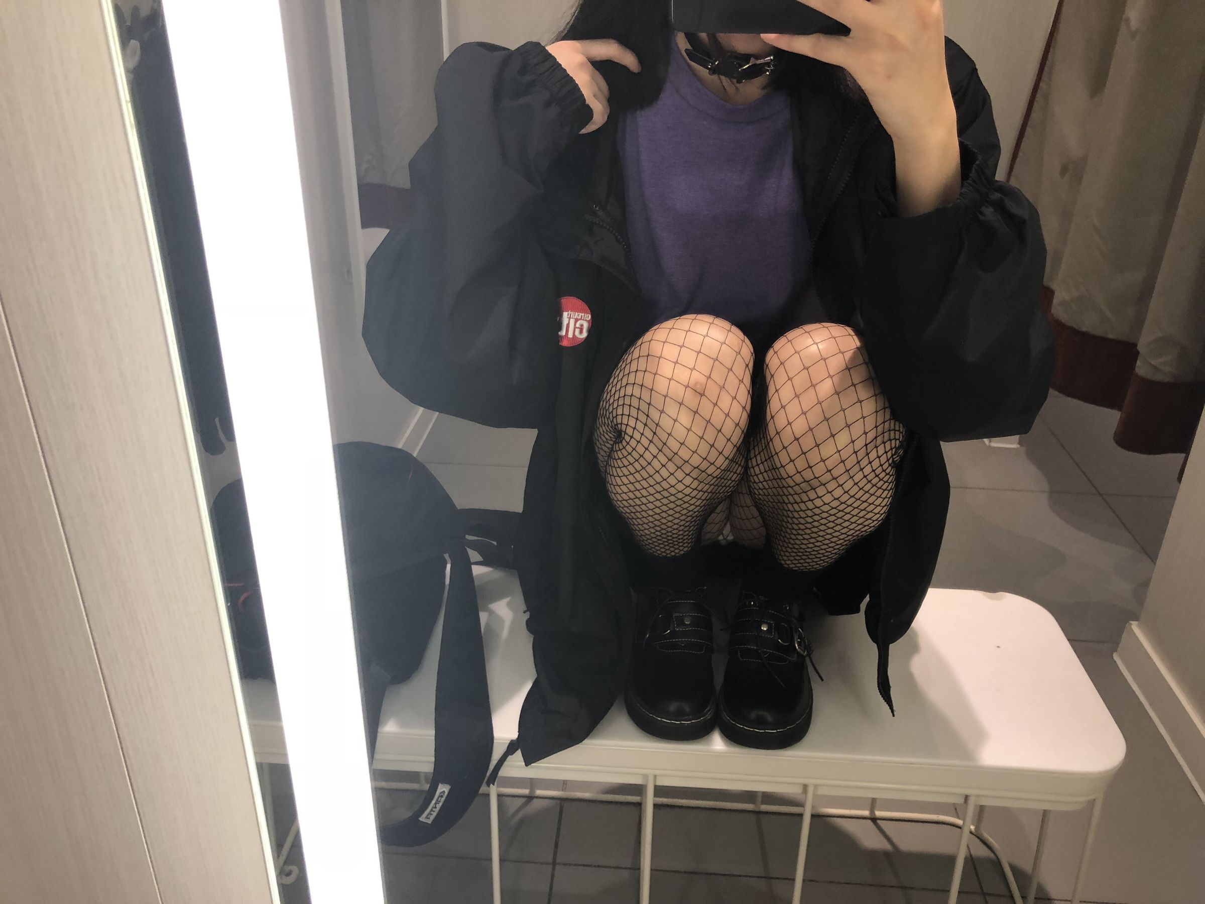 萌妹子眼酱大魔王w 试衣间 [27P] - 秀人网免费无水印在线套图写真