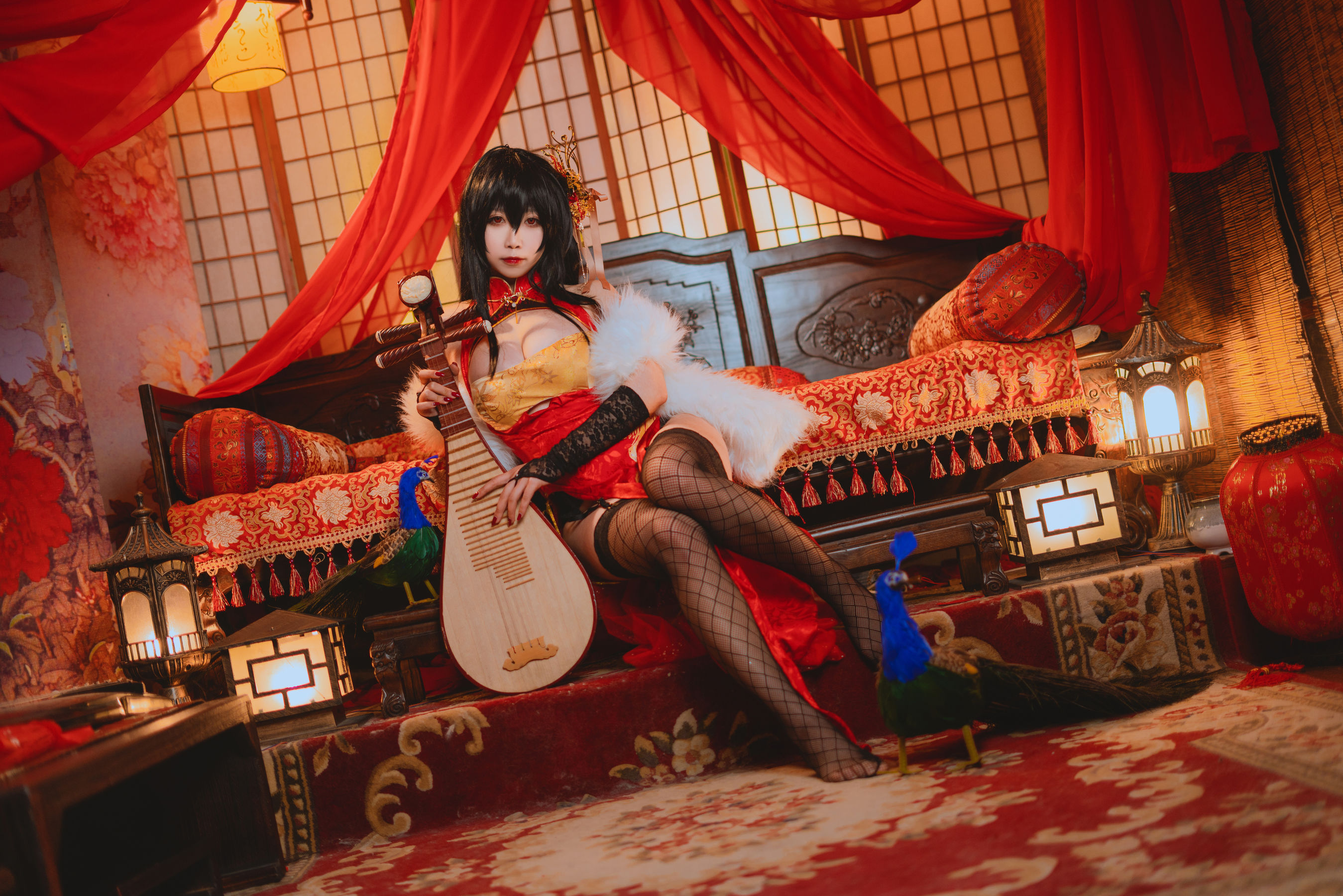 贞子蜜桃 – 大凤旗袍 [10P] - 秀人网免费无水印在线套图写真