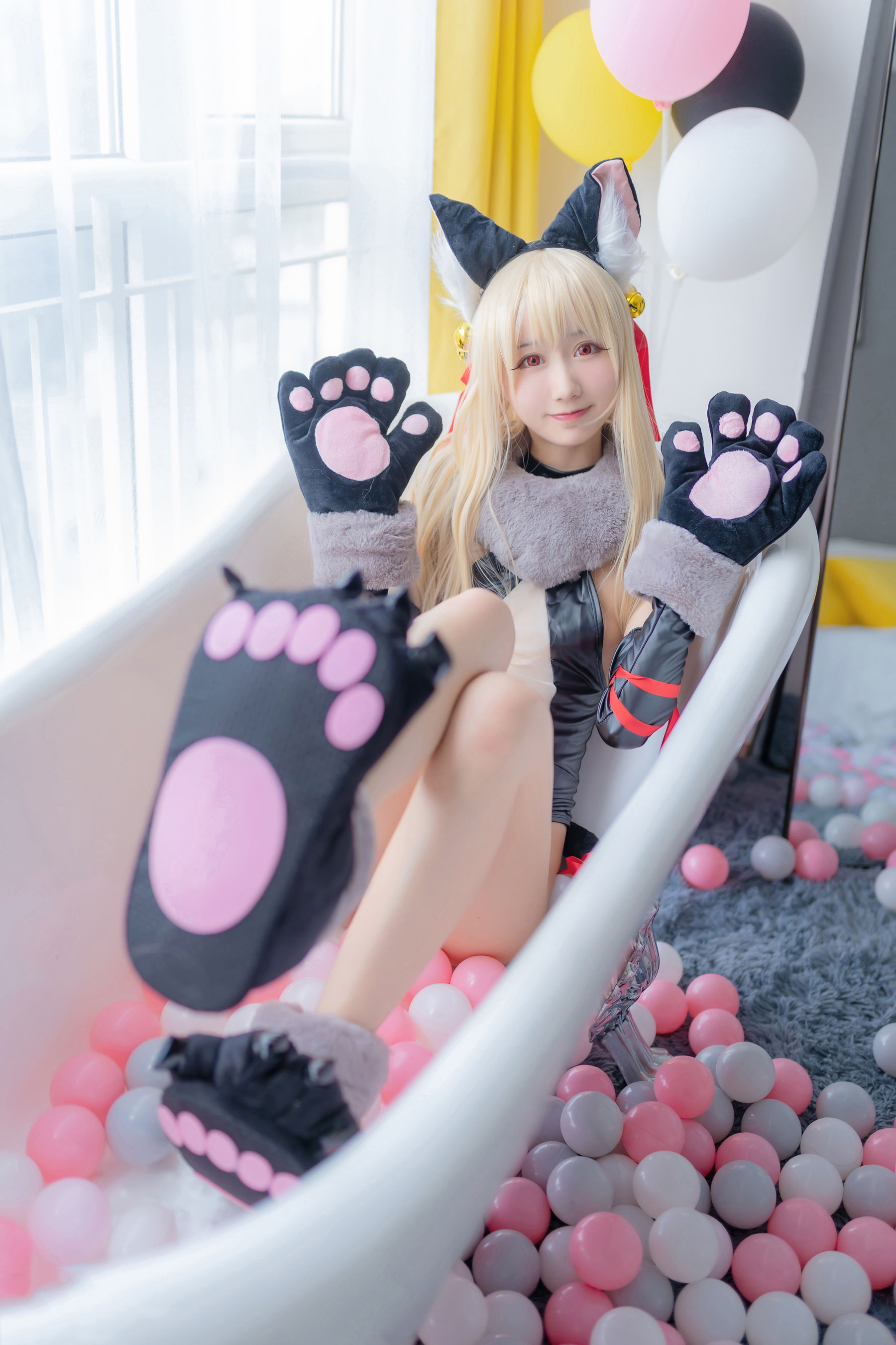 萌系小姐姐木绵绵OwO – 伊莉娅 [28P] - 秀人网免费无水印在线套图写真