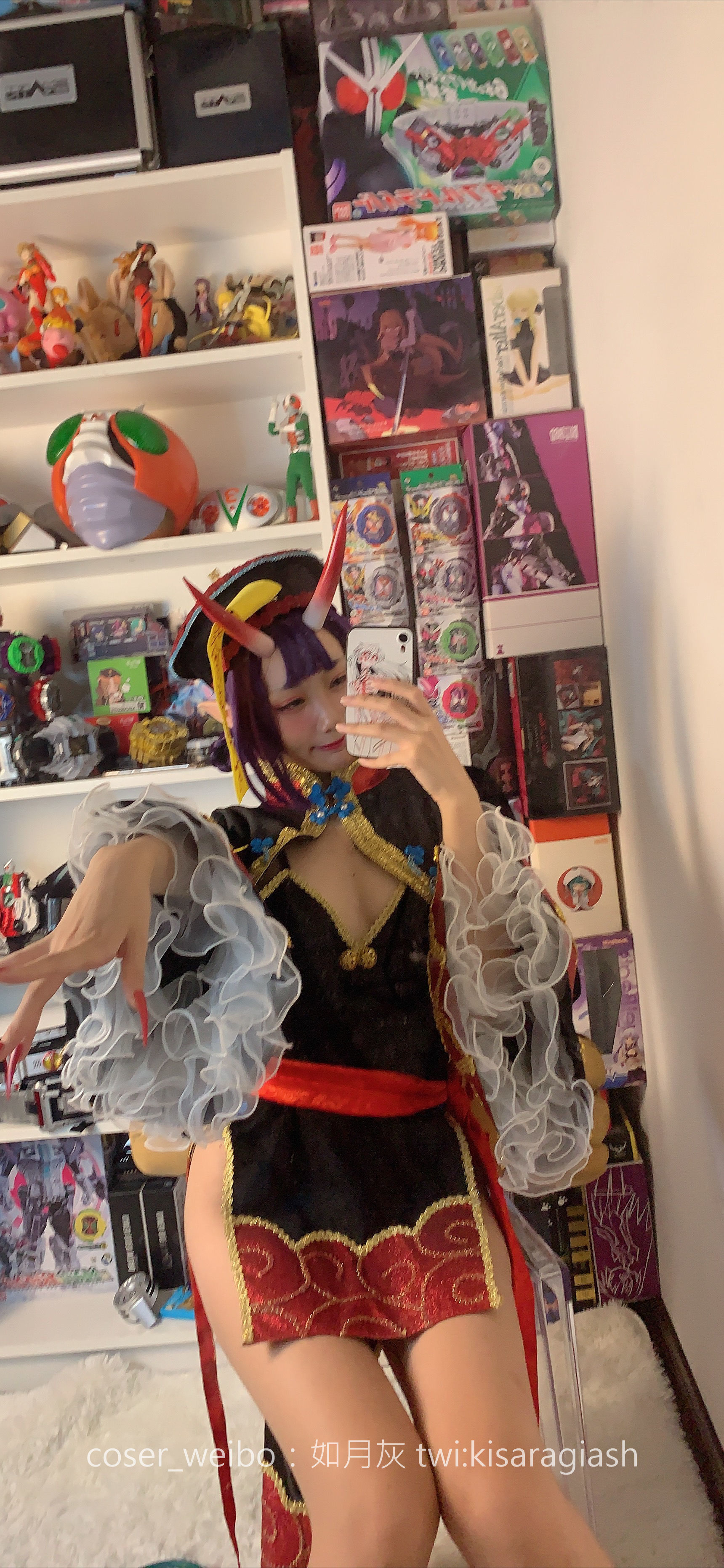 动漫博主如月灰 酒吞僵尸 [50P] - 秀人网免费无水印在线套图写真