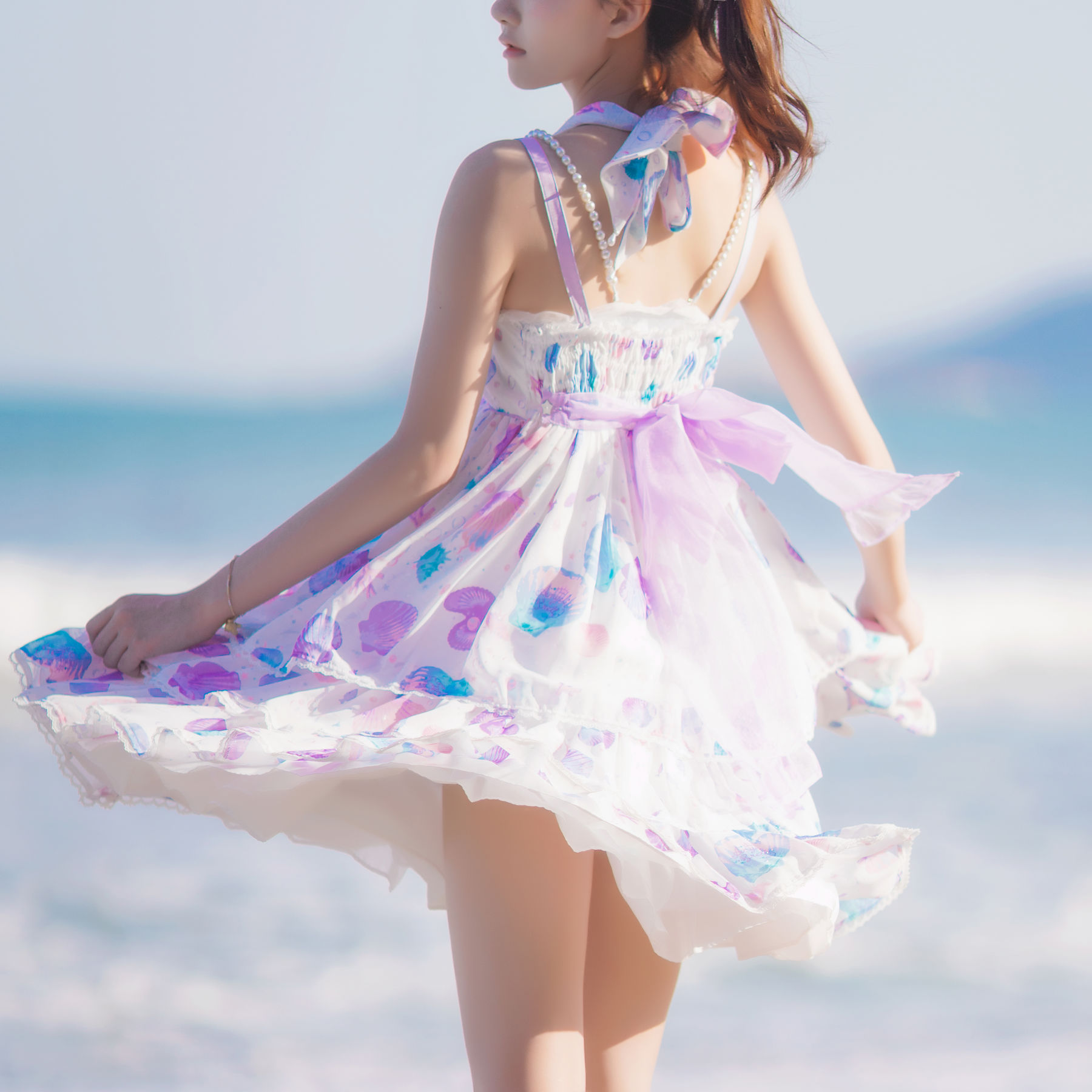 桜桃喵 – 甜甜之贝壳 [11P] - 秀人网免费无水印在线套图写真