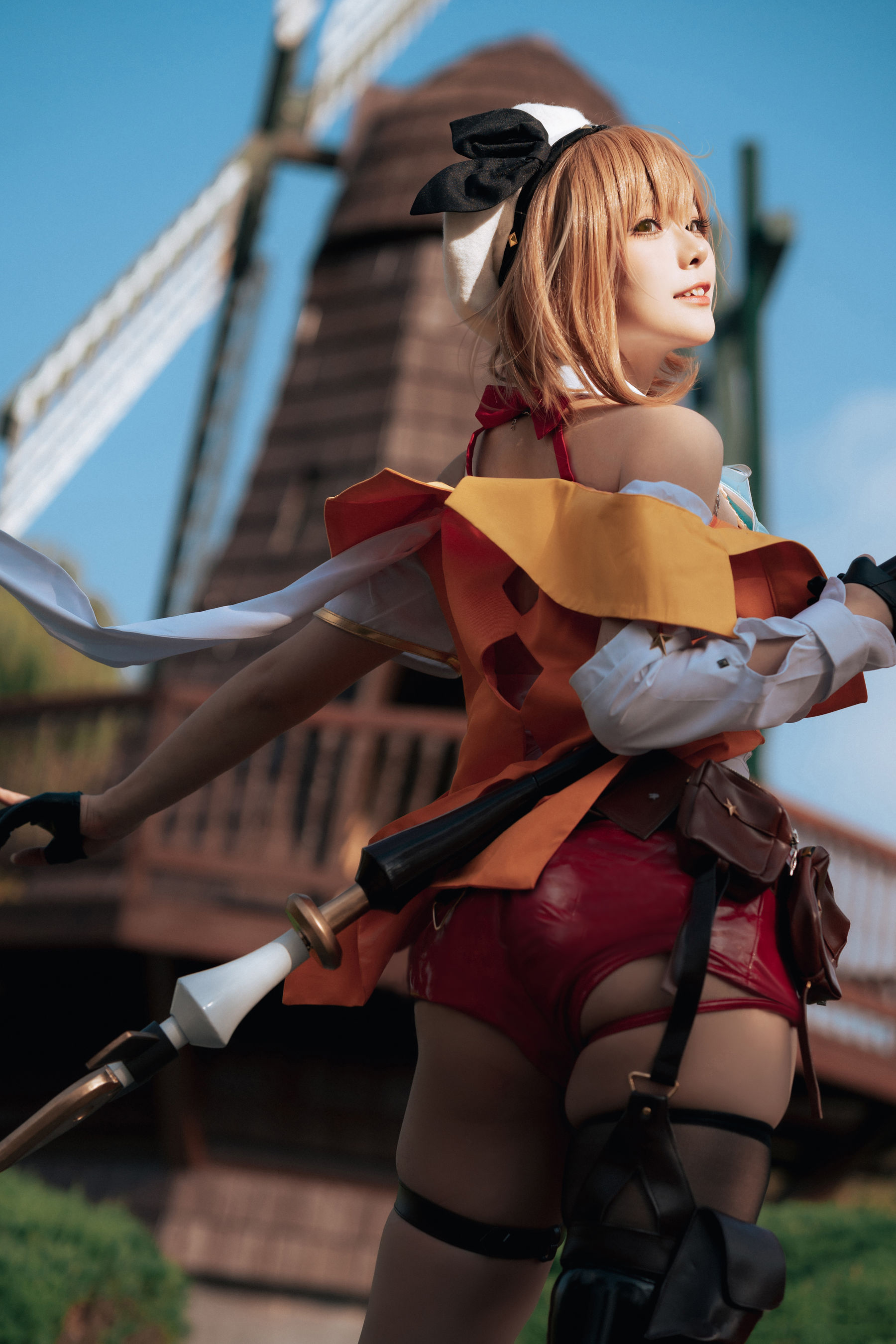 动漫博主w百合欧皇子w – 碧蓝航线莱莎 [23P] - 秀人网免费无水印在线套图写真