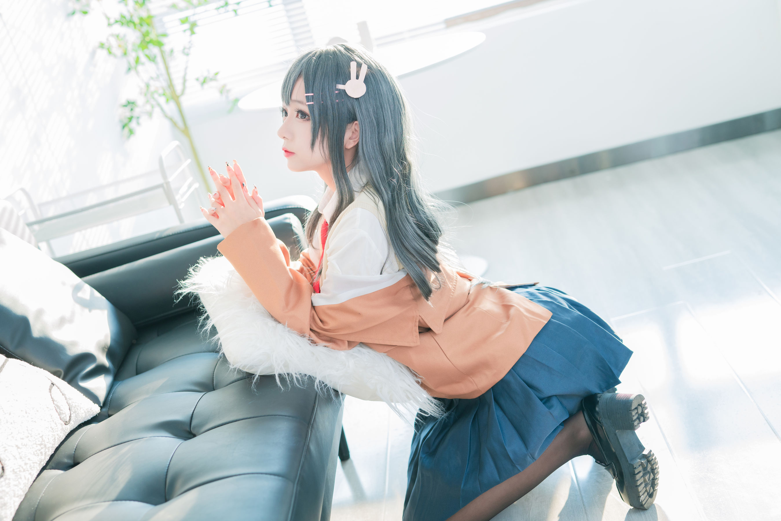 Cosplay日奈娇 – 麻衣校服 [75P] - 秀人网免费无水印在线套图写真