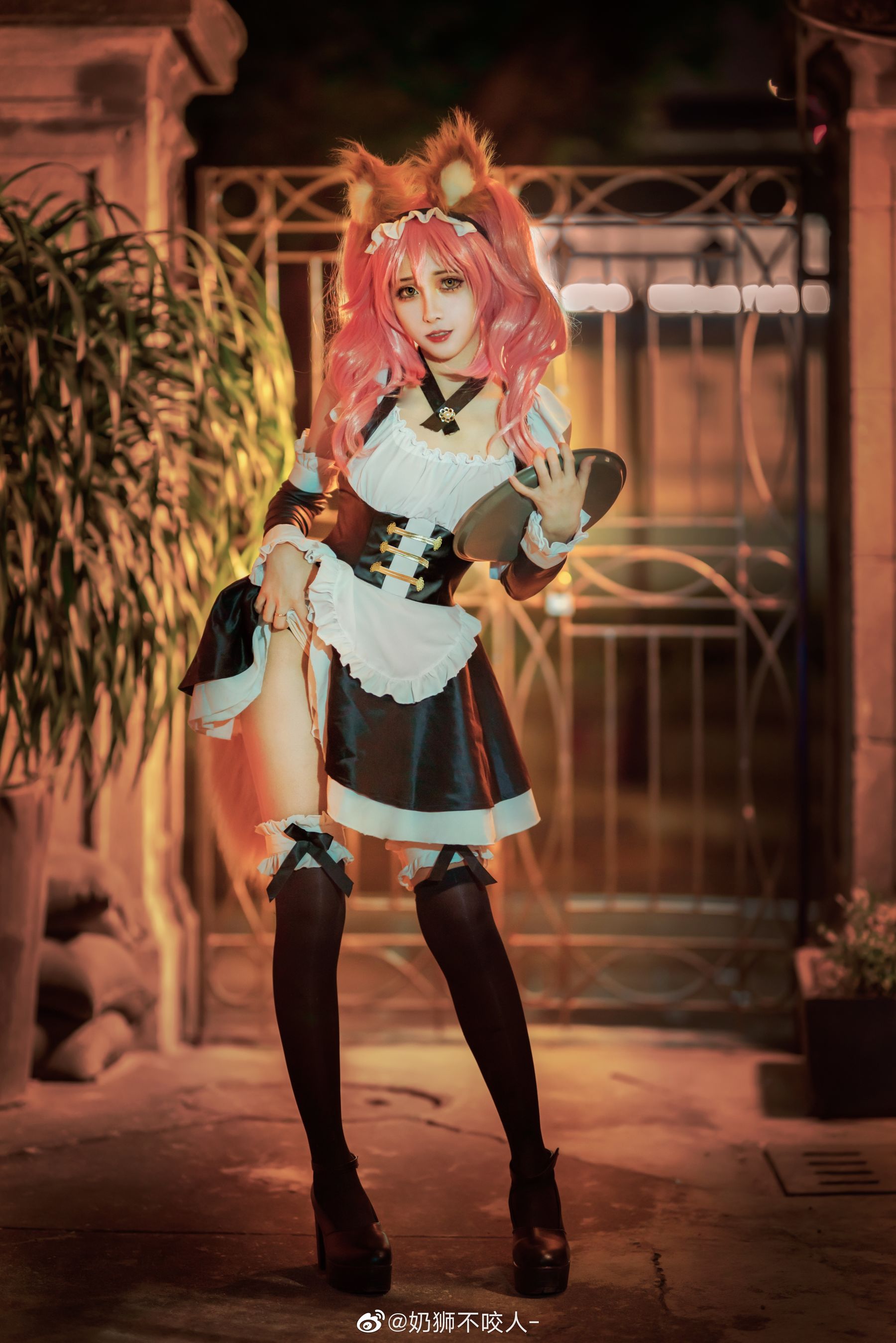 [Cosplay写真] 奶狮不咬人 – 玉藻前 [10P] - 秀人网免费无水印在线套图写真