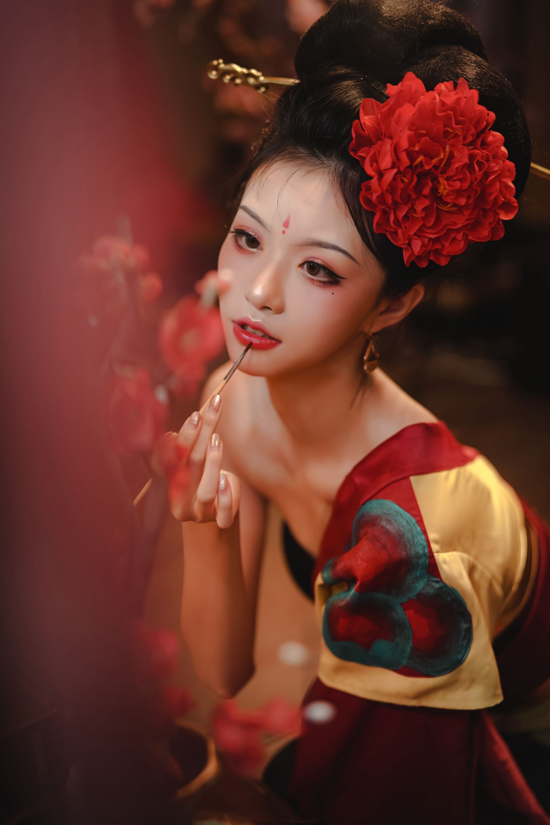 COS萌妹沧霁桔梗 – 一千零一个江湖 [15P] - 秀人网免费无水印在线套图写真