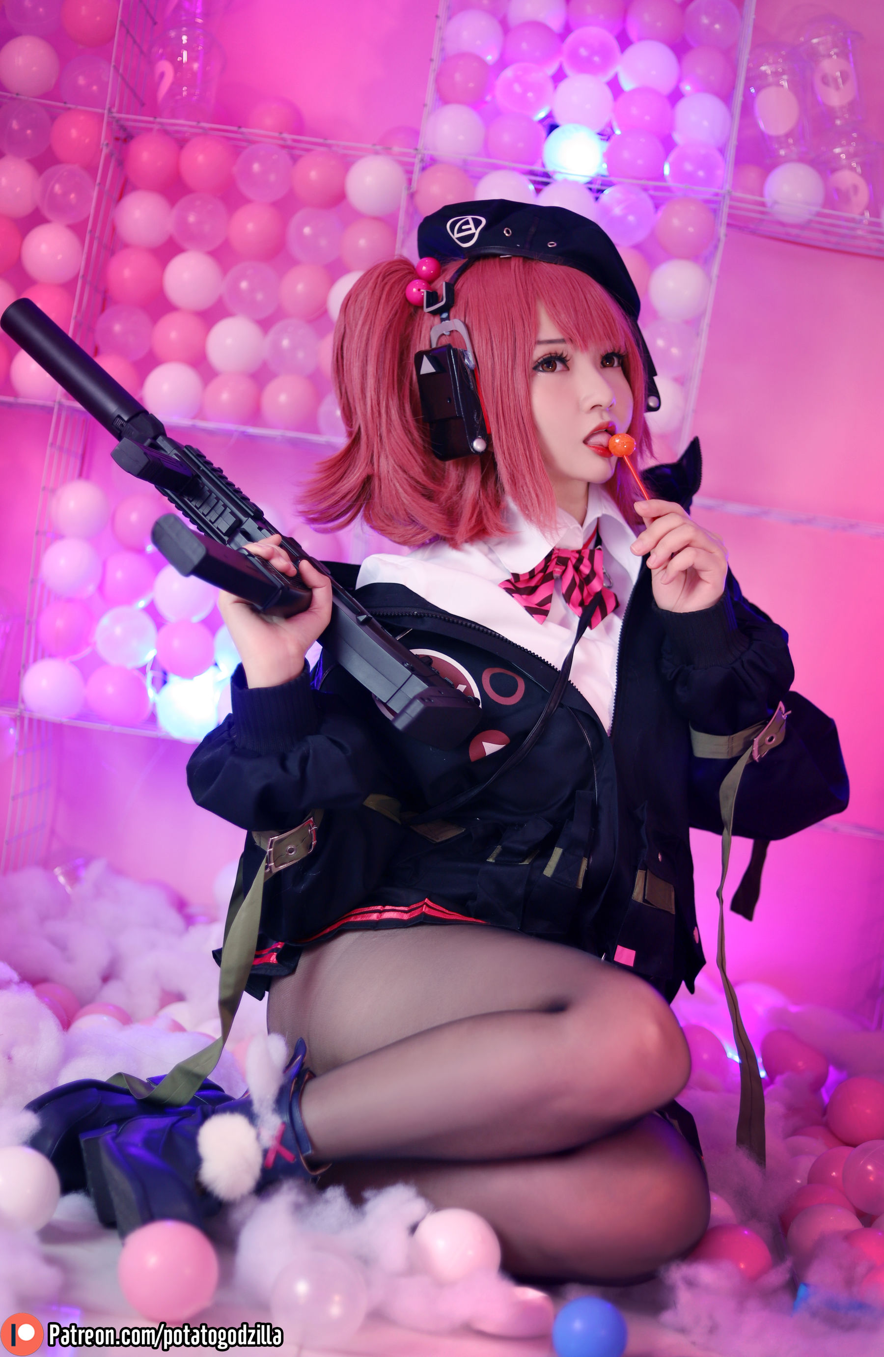 Coser小姐姐Potato Godzilla – MP7 (Girls Frontline) [40P] - 秀人网免费无水印在线套图写真
