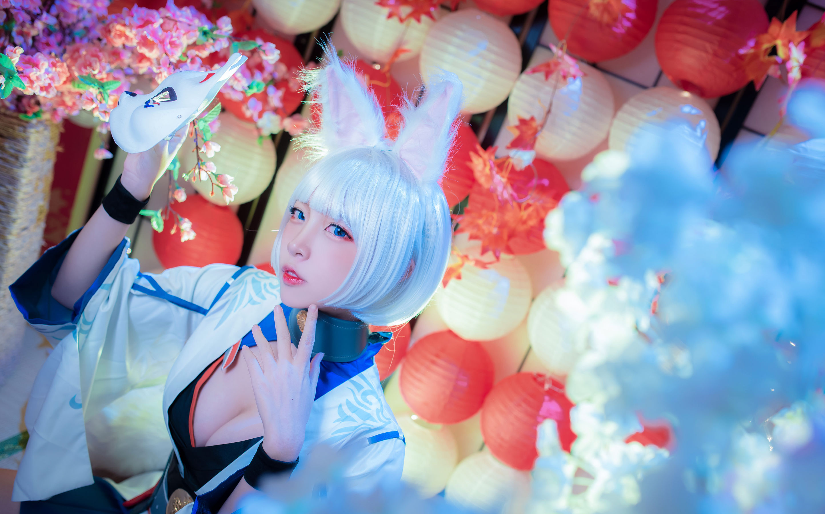 [Cosplay写真] 人气Coser二佐Nisa – 碧蓝航线 加贺 [40P] - 秀人网免费无水印在线套图写真