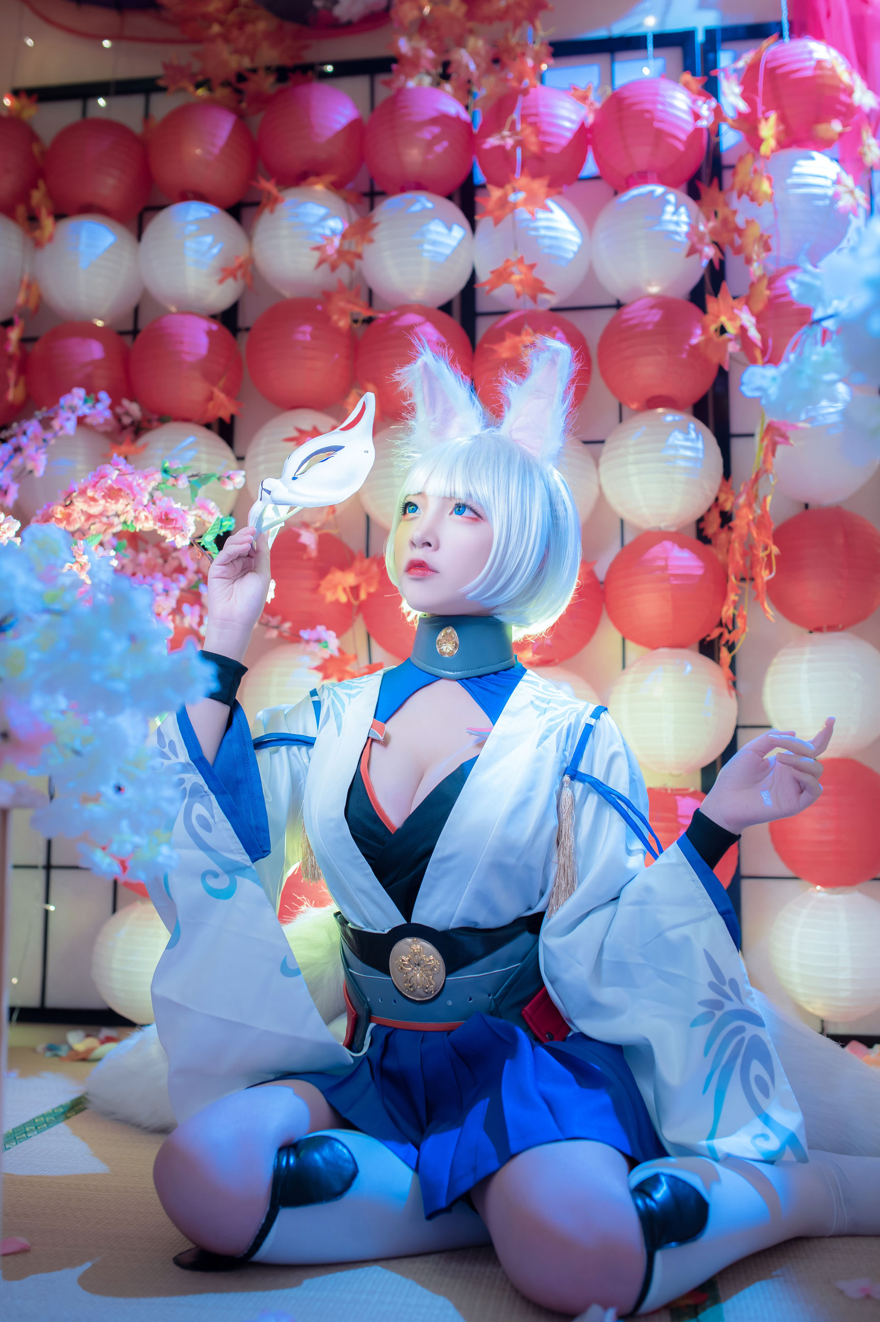 [Cosplay写真] 人气Coser二佐Nisa – 碧蓝航线 加贺 [40P] - 秀人网免费无水印在线套图写真