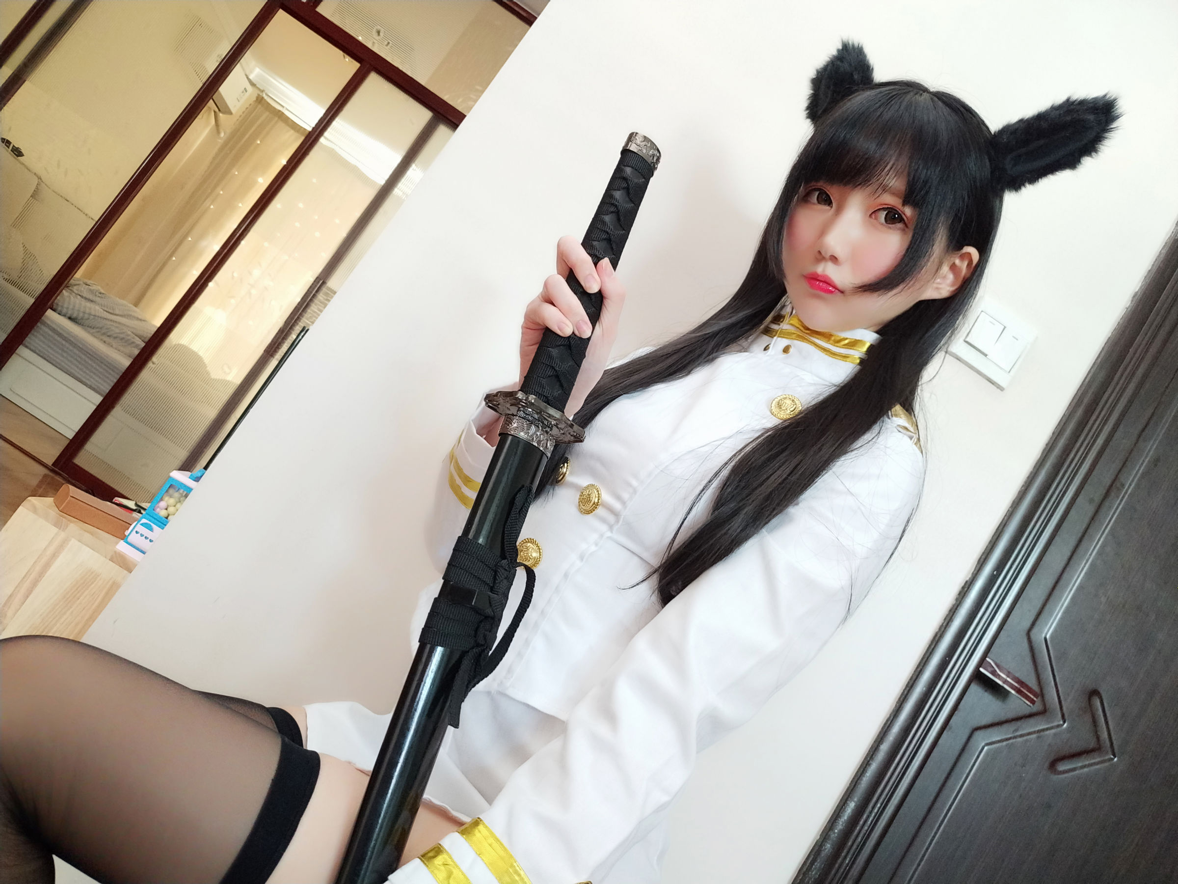 NAGISA魔物喵[fantia] – 戦損愛宕 [18P] - 秀人网免费无水印在线套图写真