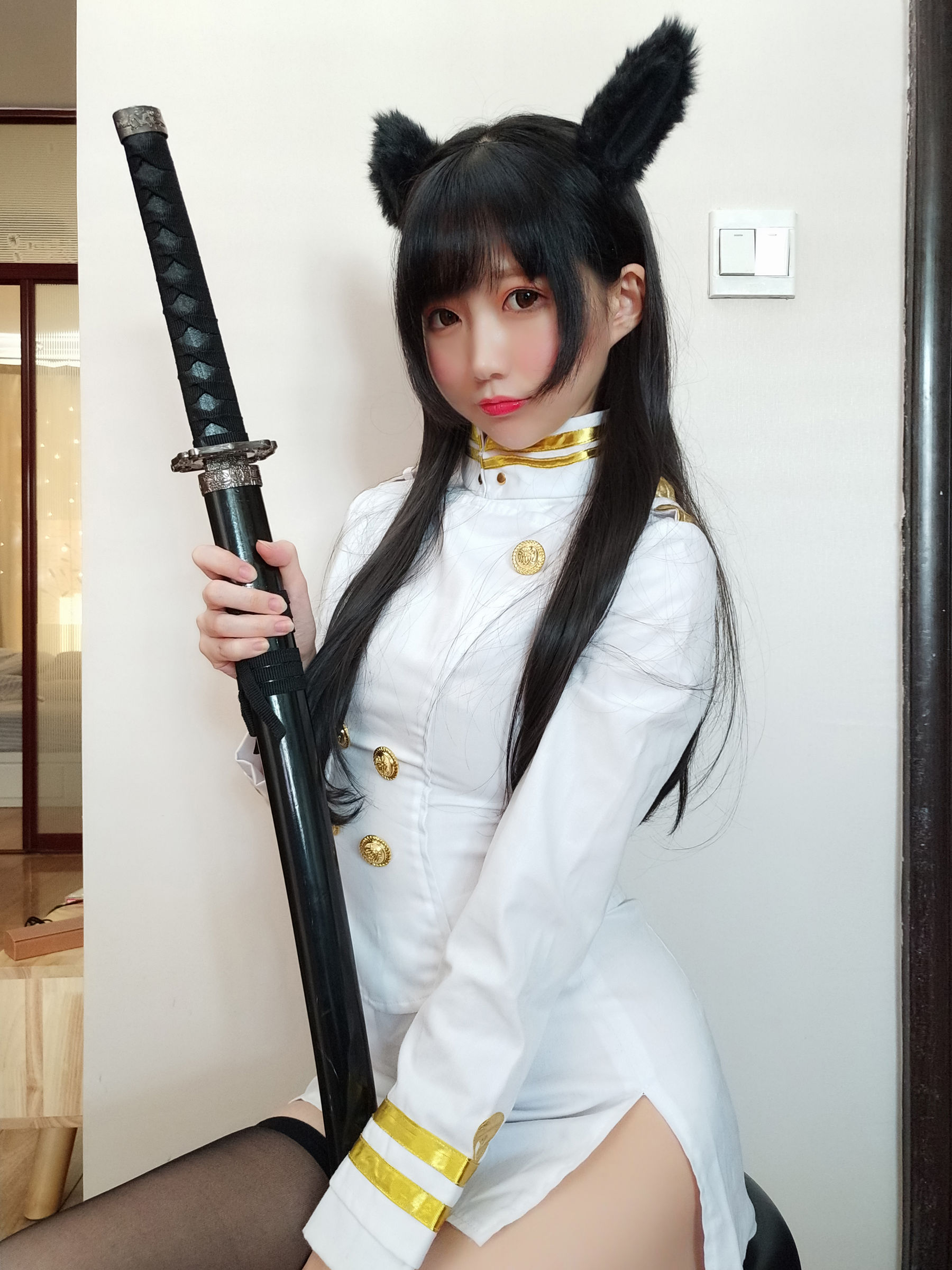 NAGISA魔物喵[fantia] – 戦損愛宕 [18P] - 秀人网免费无水印在线套图写真
