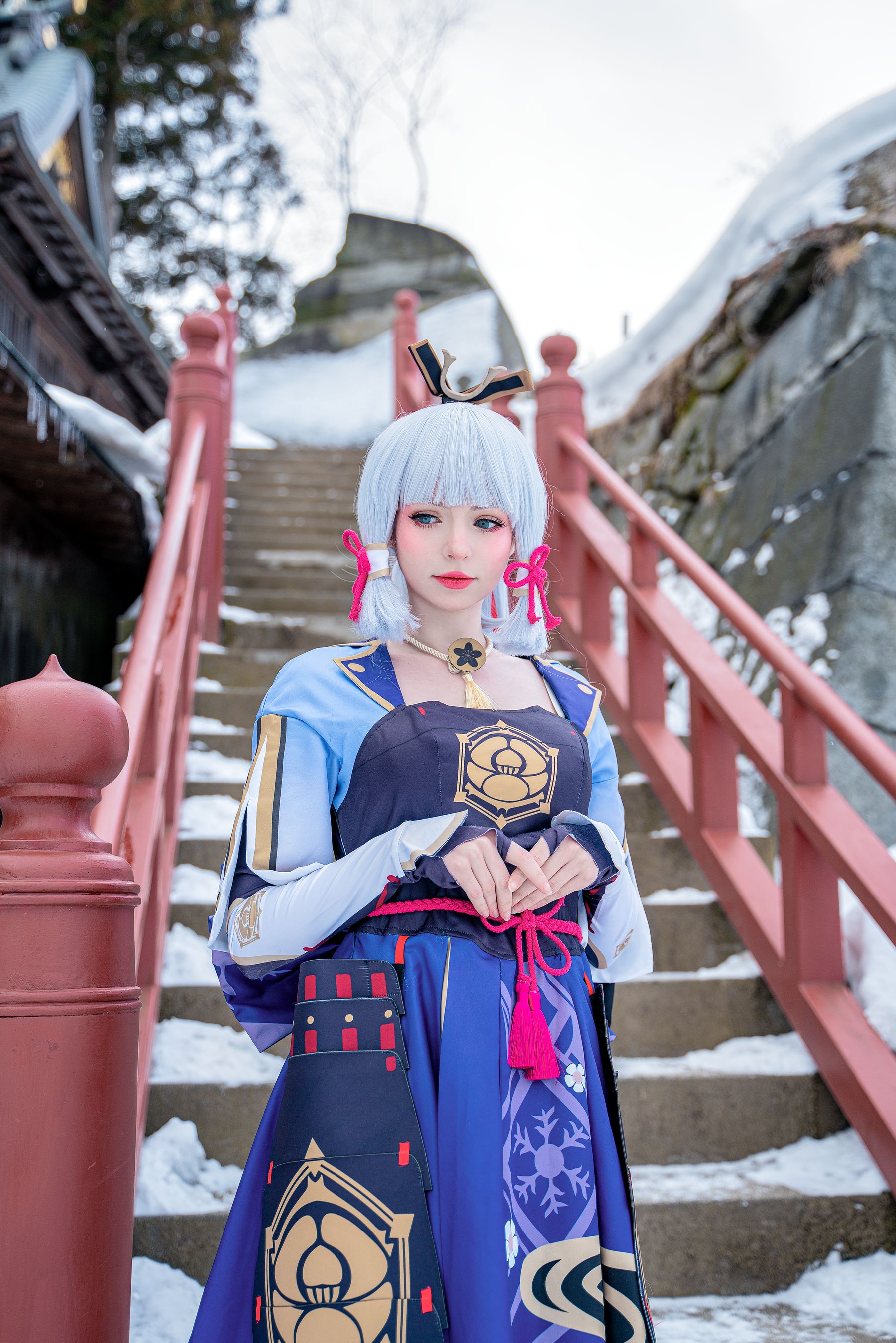 Peach milky – Ayaka genshin impact [47P] - 秀人网免费无水印在线套图写真