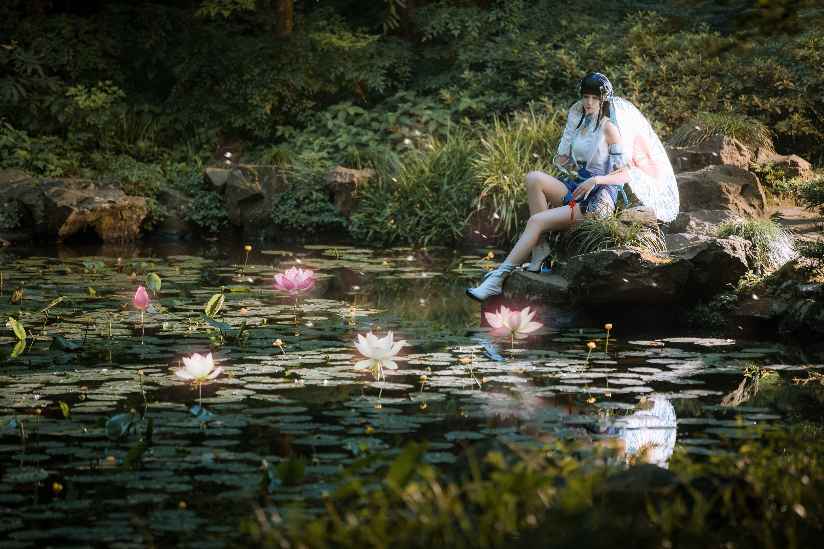 人气coser戚顾儿MIKI 王者荣耀 西施 [15P] - 秀人网免费无水印在线套图写真