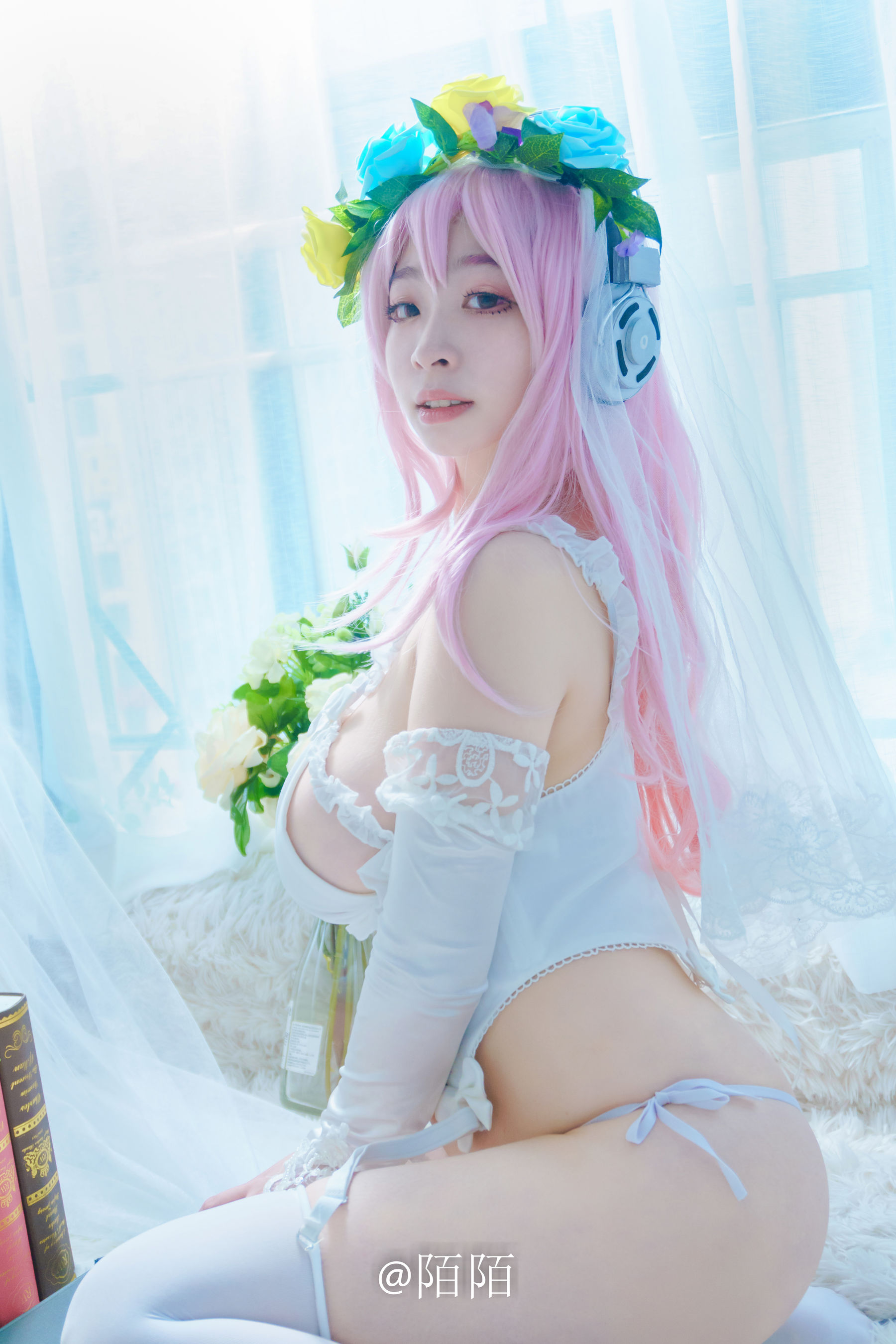 Cosplay美女韶陌陌 索尼子 [57P] - 秀人网免费无水印在线套图写真