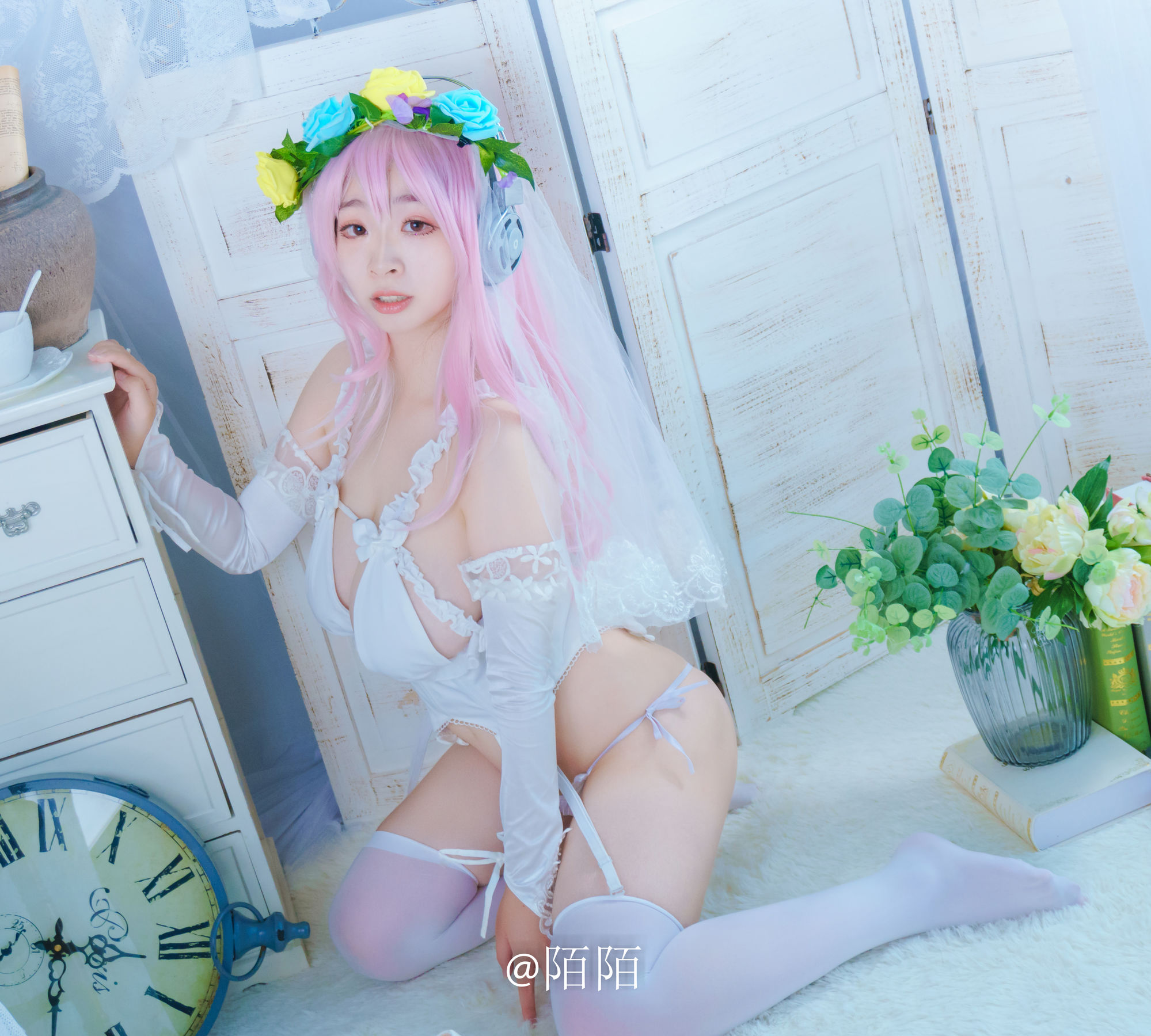 Cosplay美女韶陌陌 索尼子 [57P] - 秀人网免费无水印在线套图写真