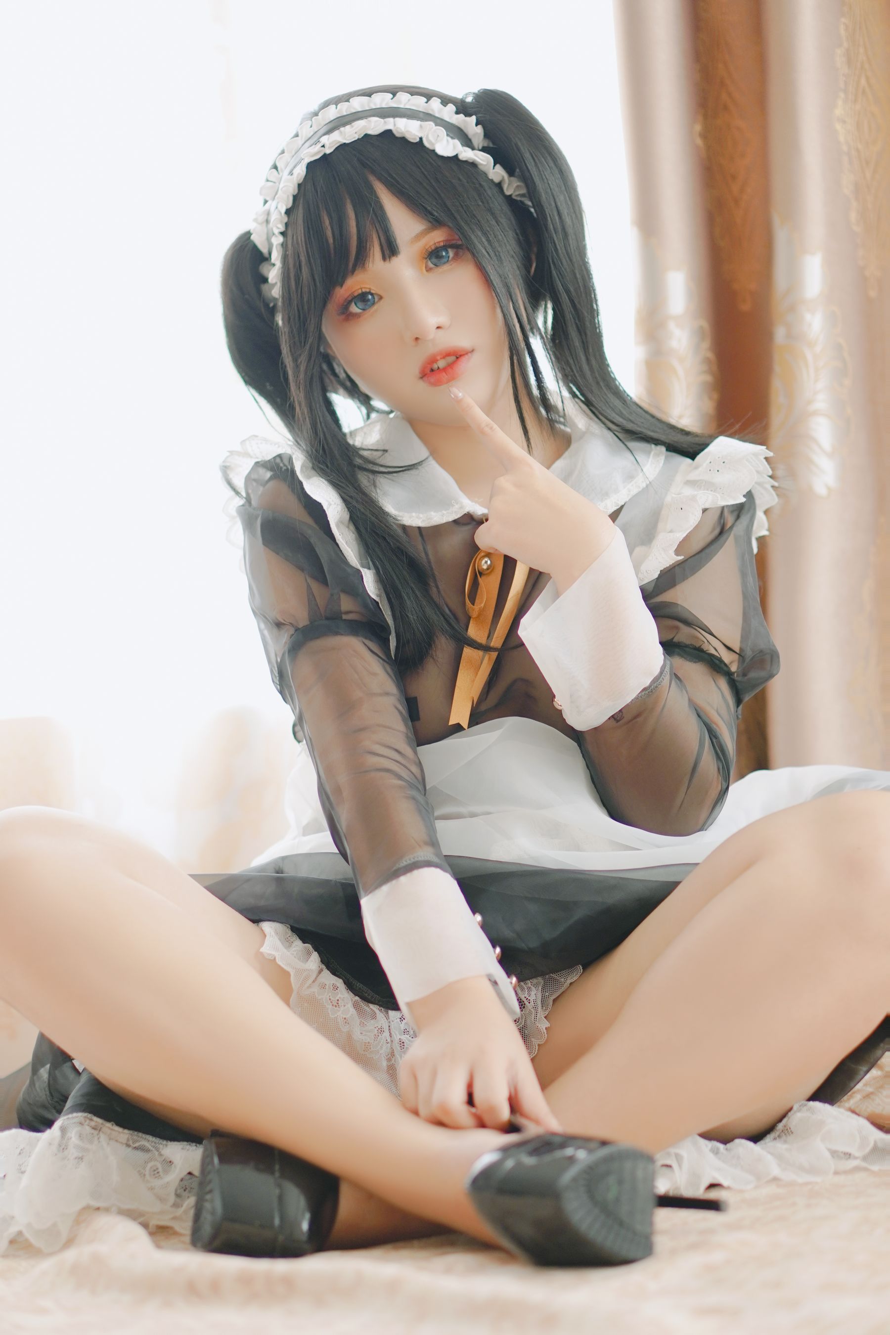 Chono Black – Transparent Maid [16P] - 秀人网免费无水印在线套图写真