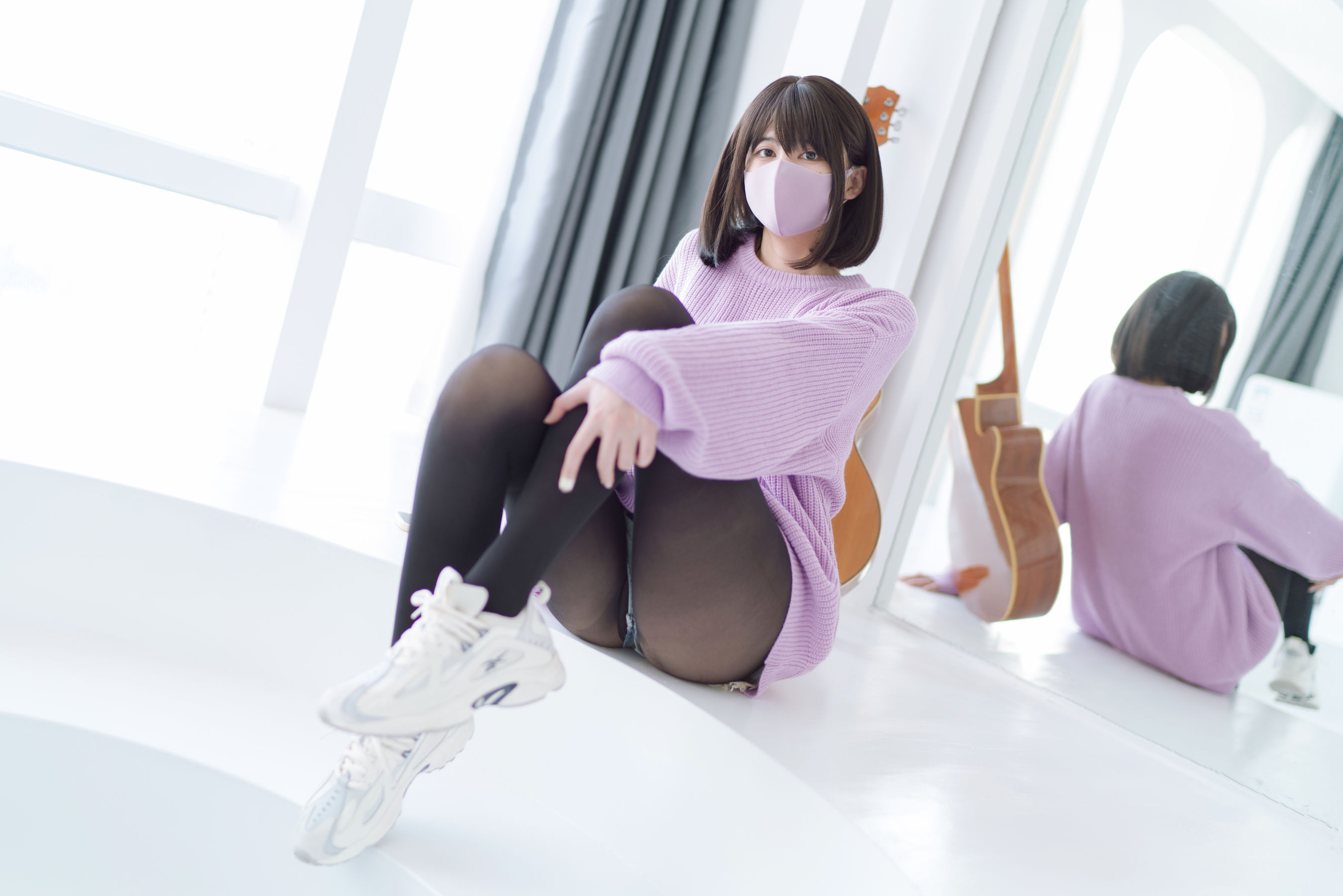 萌妹子眼酱大魔王w – 升玖老师 [39P] - 秀人网免费无水印在线套图写真