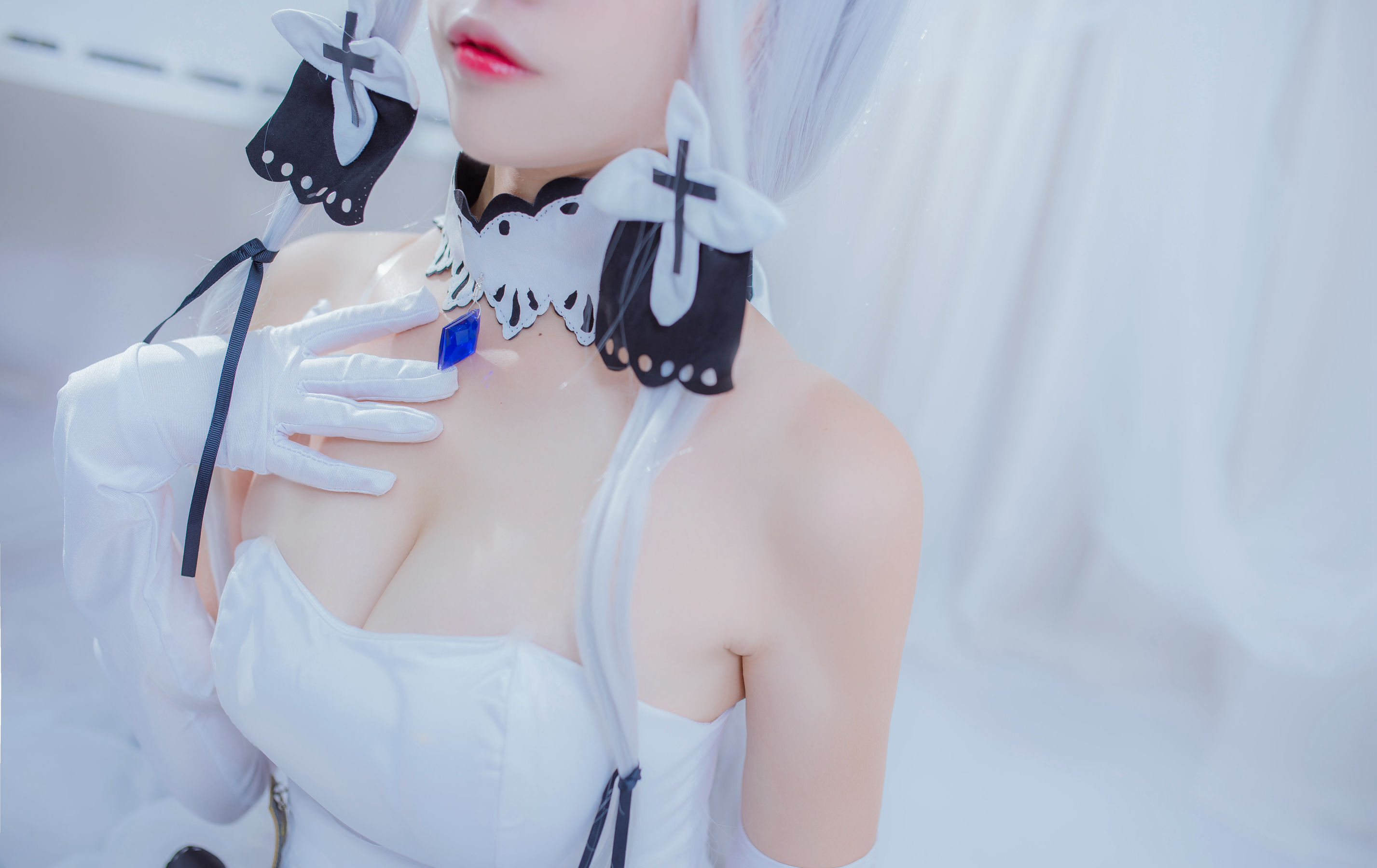 [Cosplay写真] 人气Coser二佐Nisa – 碧蓝航线 光辉 [36P] - 秀人网免费无水印在线套图写真