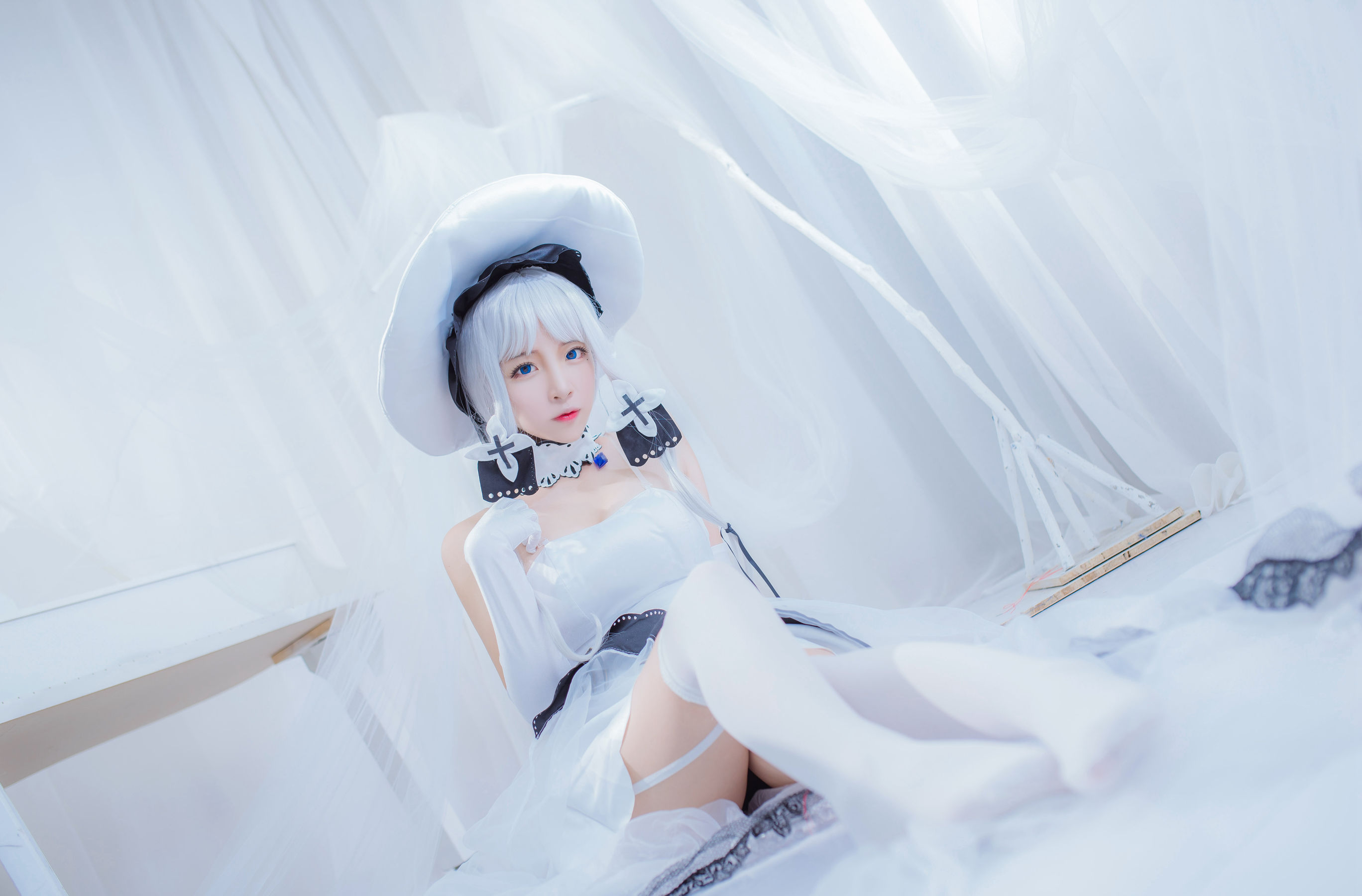[Cosplay写真] 人气Coser二佐Nisa – 碧蓝航线 光辉 [36P] - 秀人网免费无水印在线套图写真