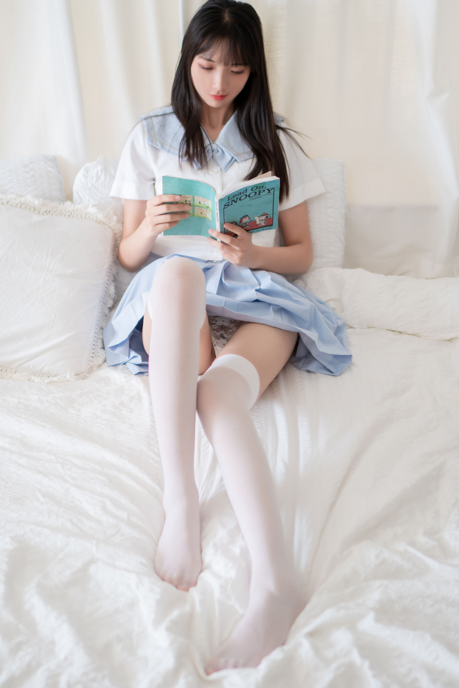 清纯妹子西瓜 – JK学生服 [65P] - 秀人网免费无水印在线套图写真