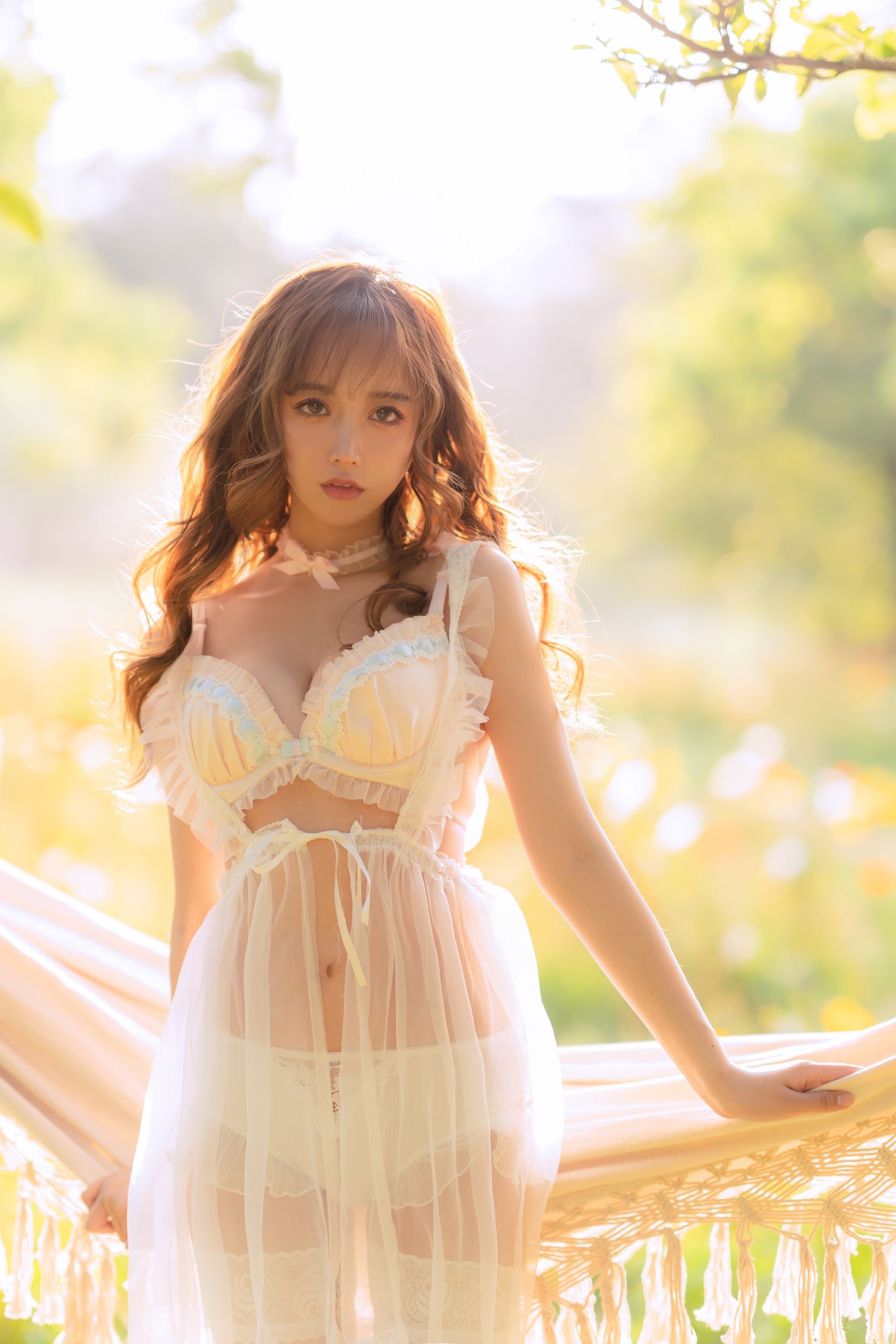 斗鱼米线线sama – 夏日限定 吊床 [52P] - 秀人网免费无水印在线套图写真