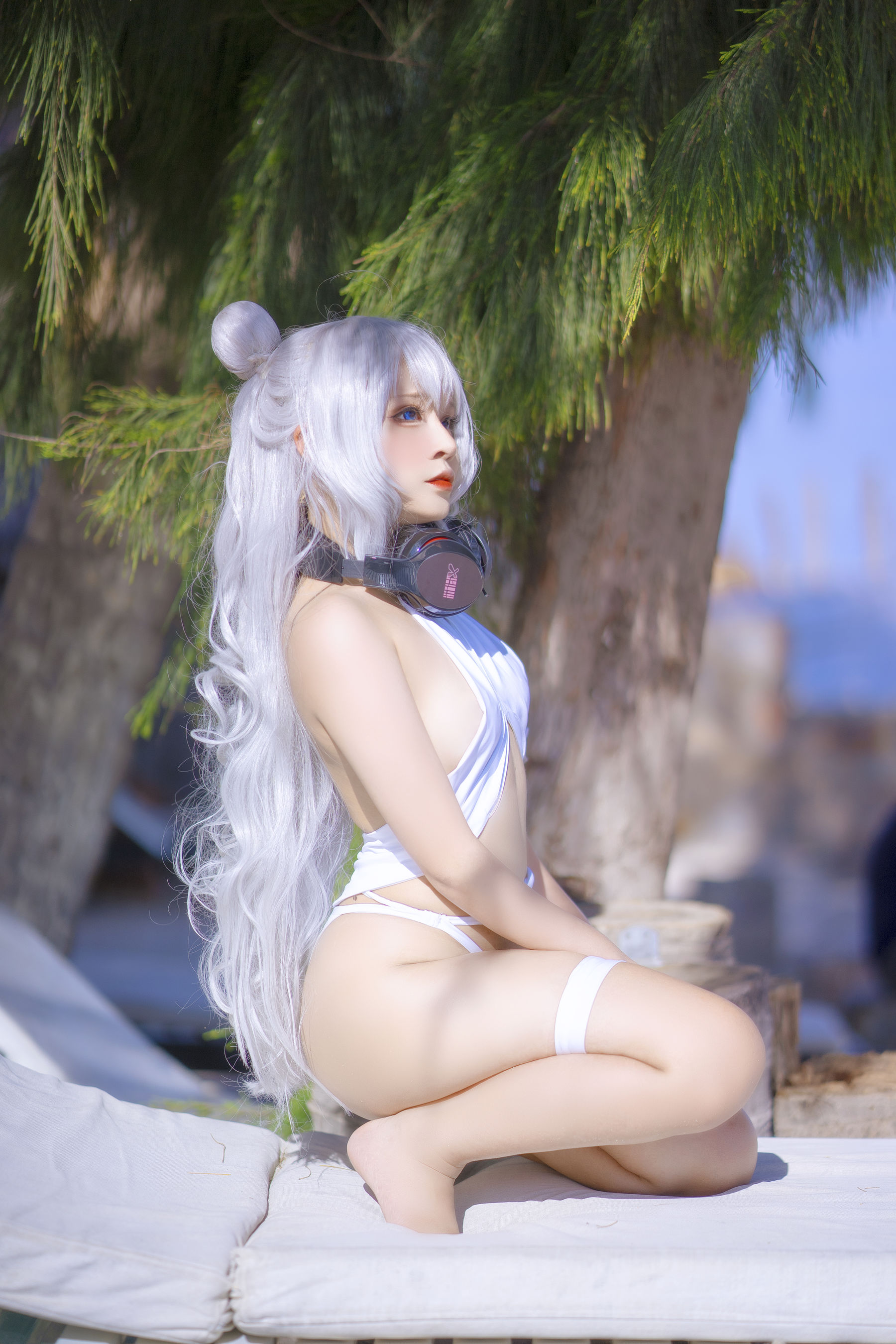 Sayo Momo – Azur Lane Le Malin bikini [22P] - 秀人网免费无水印在线套图写真