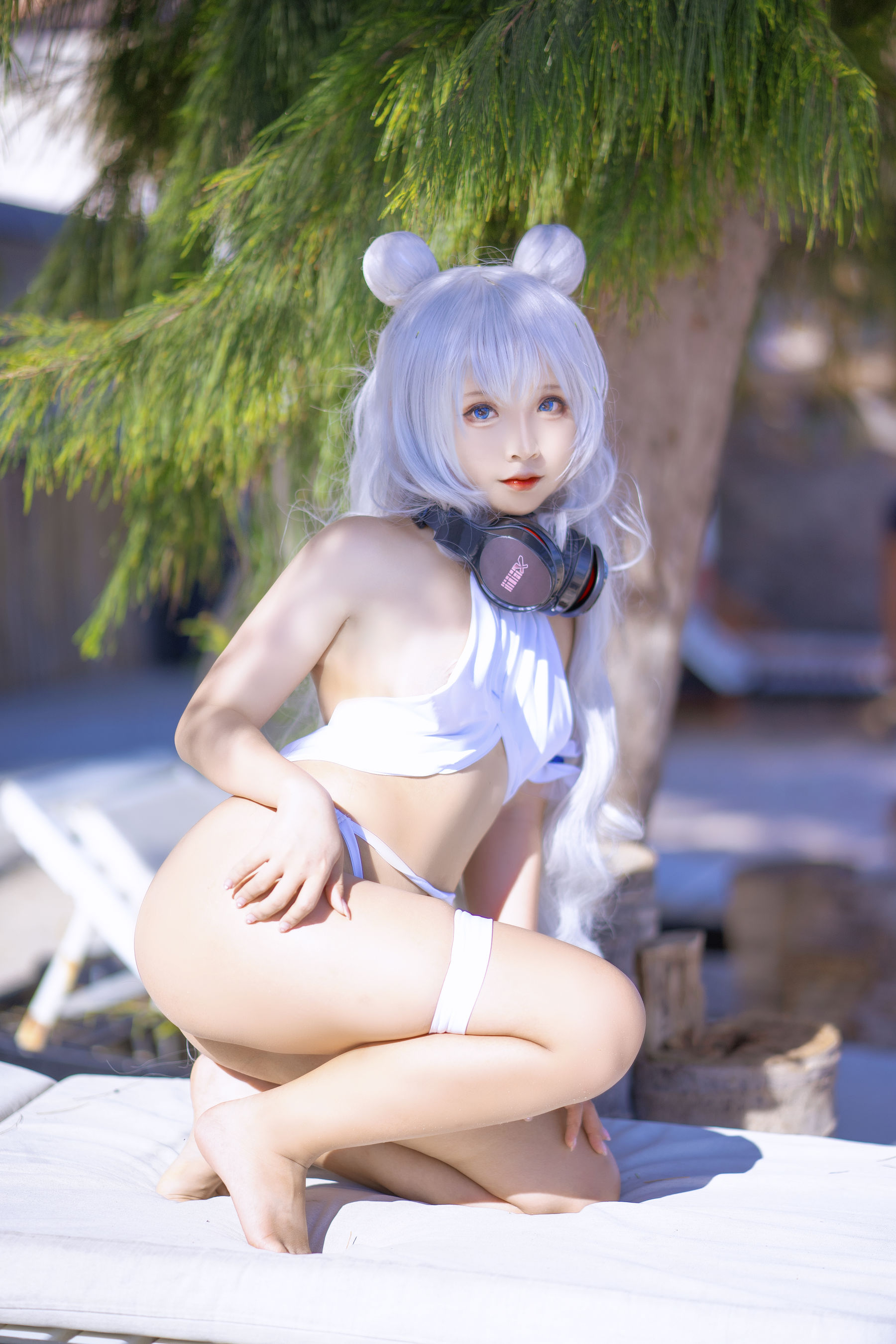 Sayo Momo – Azur Lane Le Malin bikini [22P] - 秀人网免费无水印在线套图写真