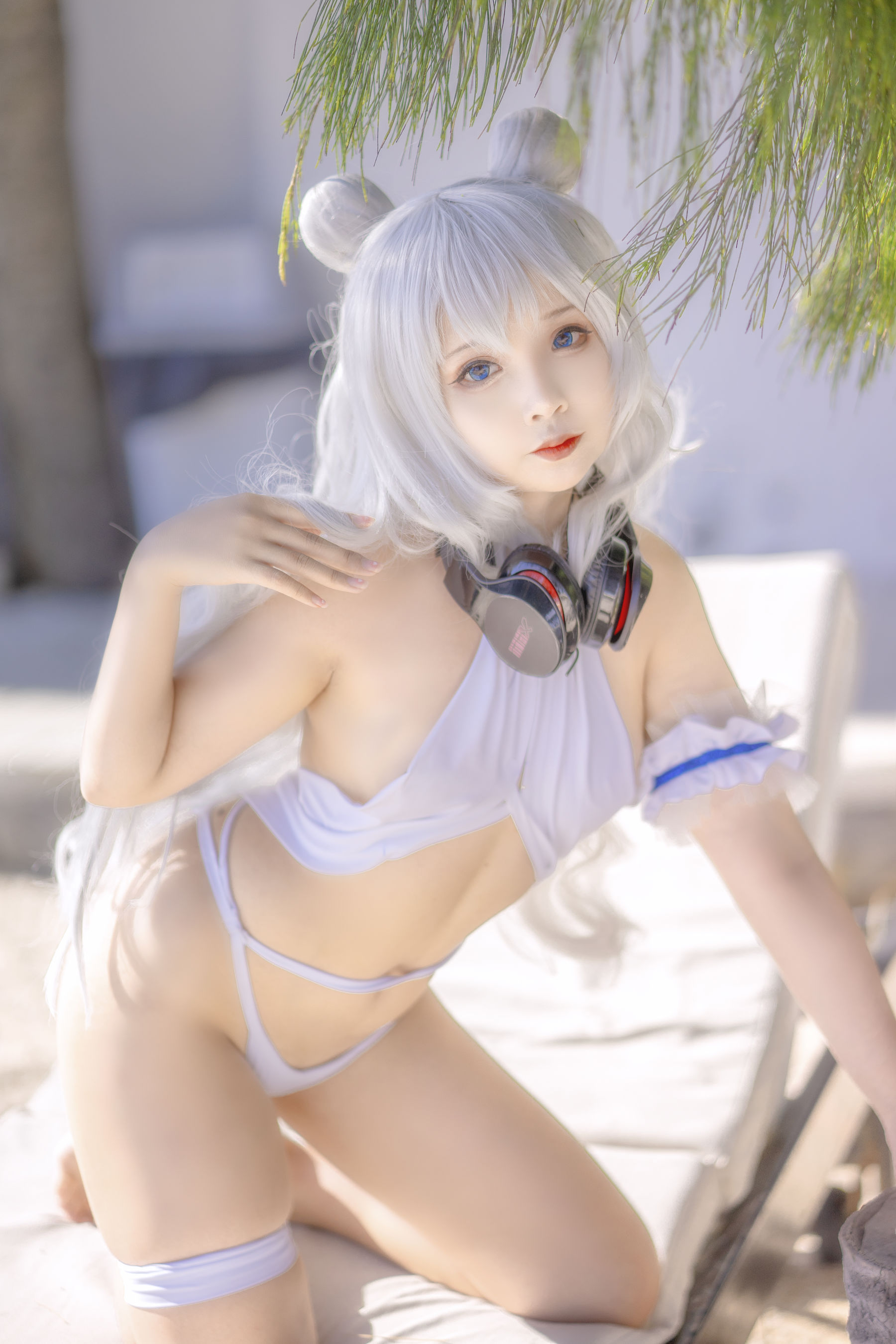 Sayo Momo – Azur Lane Le Malin bikini [22P] - 秀人网免费无水印在线套图写真