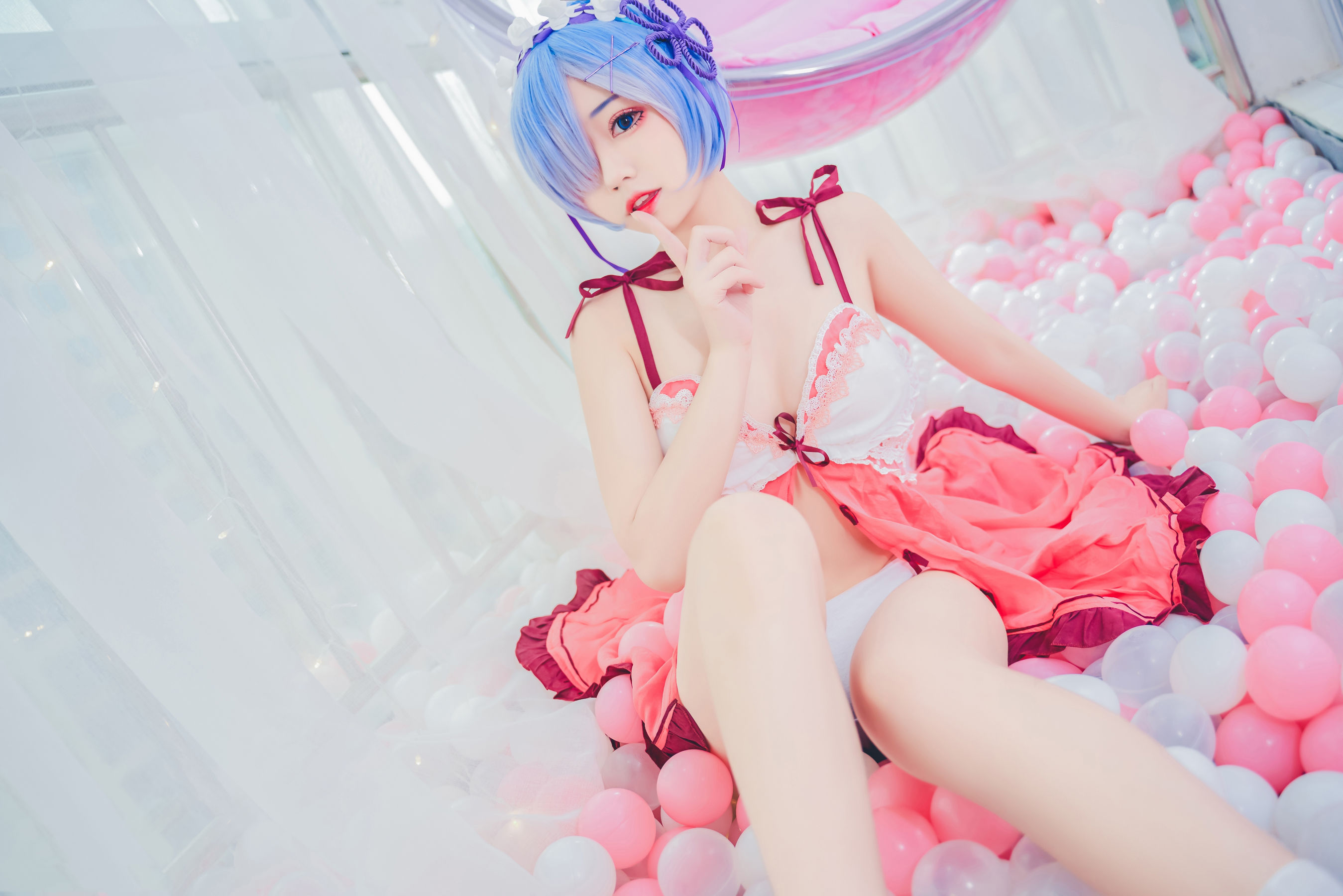 猫君君MaoJun – 粉嫩嫩的雷姆 [40P] - 秀人网免费无水印在线套图写真