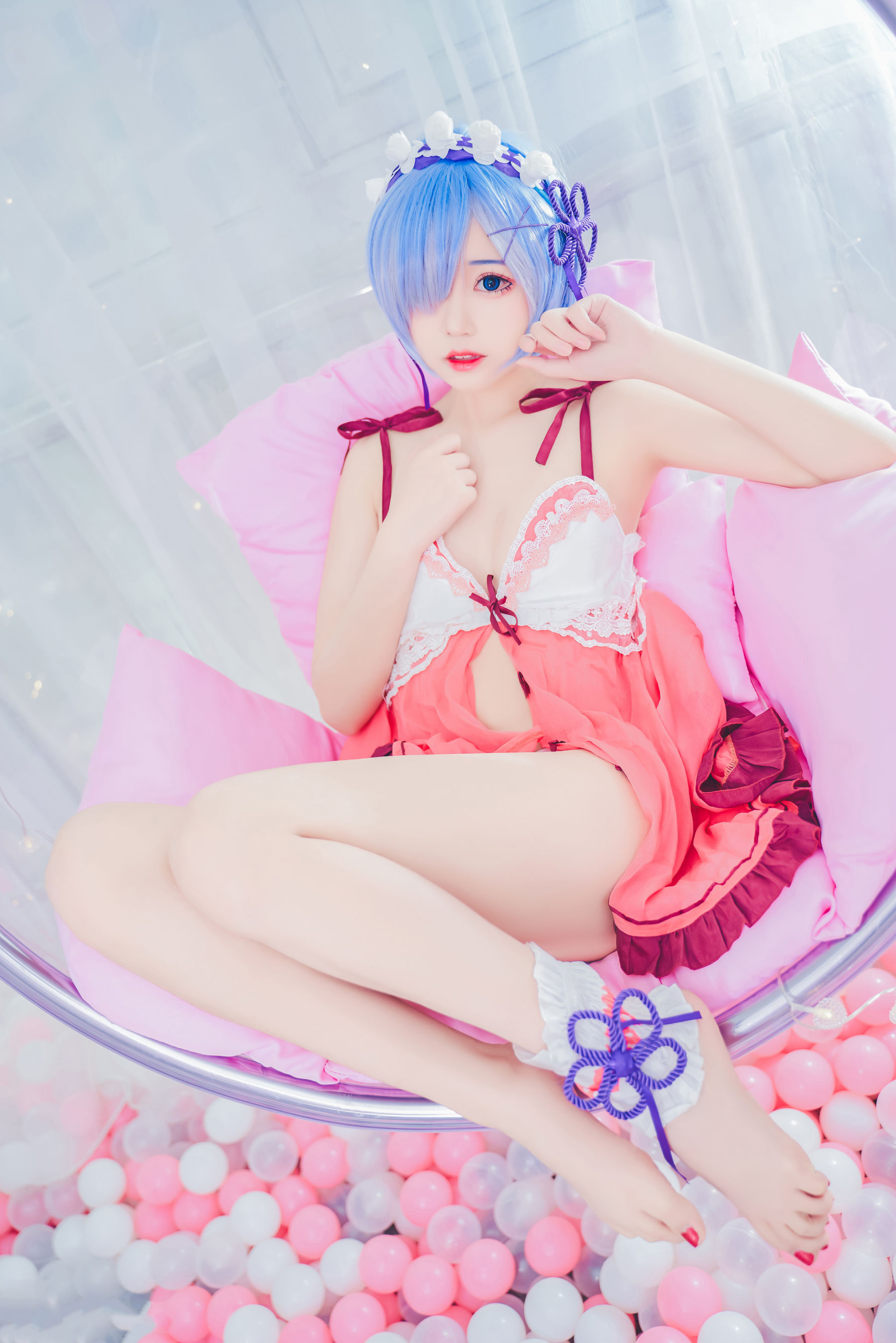 猫君君MaoJun – 粉嫩嫩的雷姆 [40P] - 秀人网免费无水印在线套图写真