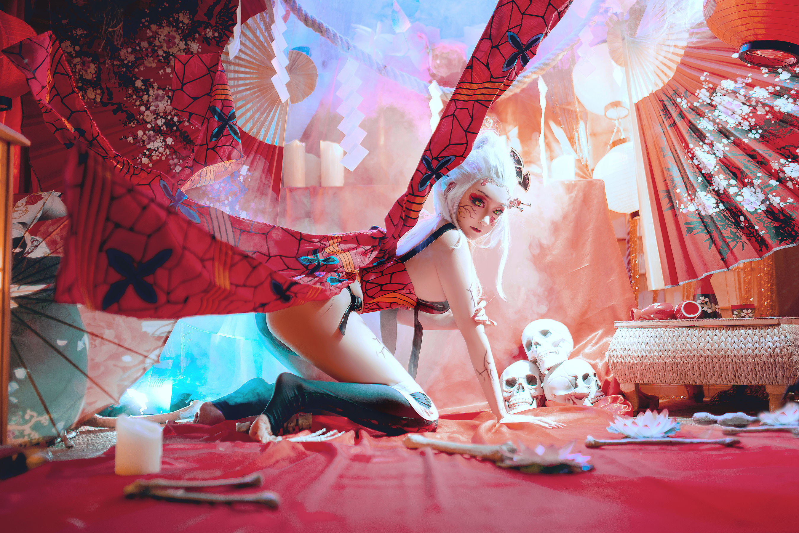 动漫博主恩田直幸 – 堕姬 [10P] - 秀人网免费无水印在线套图写真