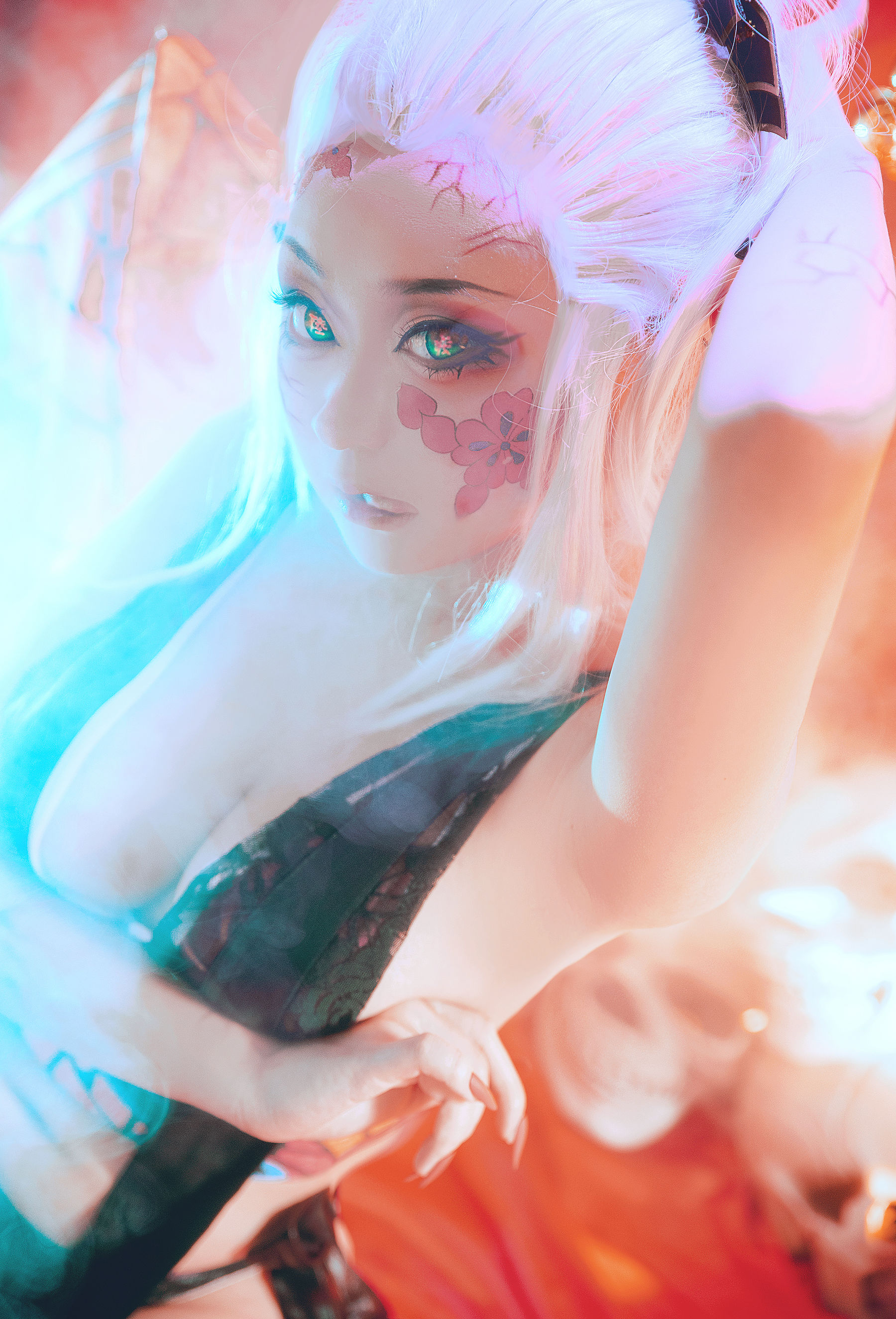 动漫博主恩田直幸 – 堕姬 [10P] - 秀人网免费无水印在线套图写真