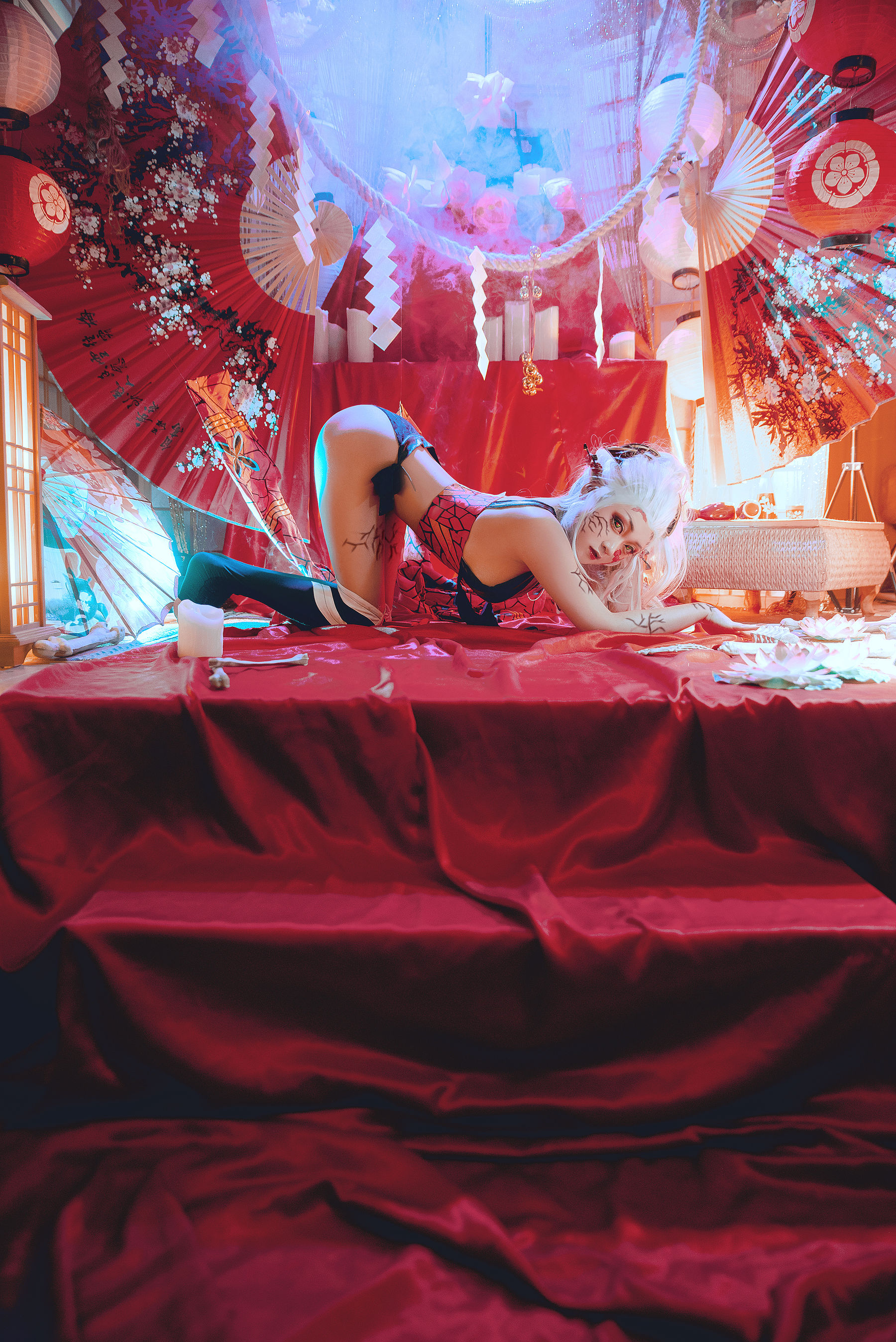 动漫博主恩田直幸 – 堕姬 [10P] - 秀人网免费无水印在线套图写真